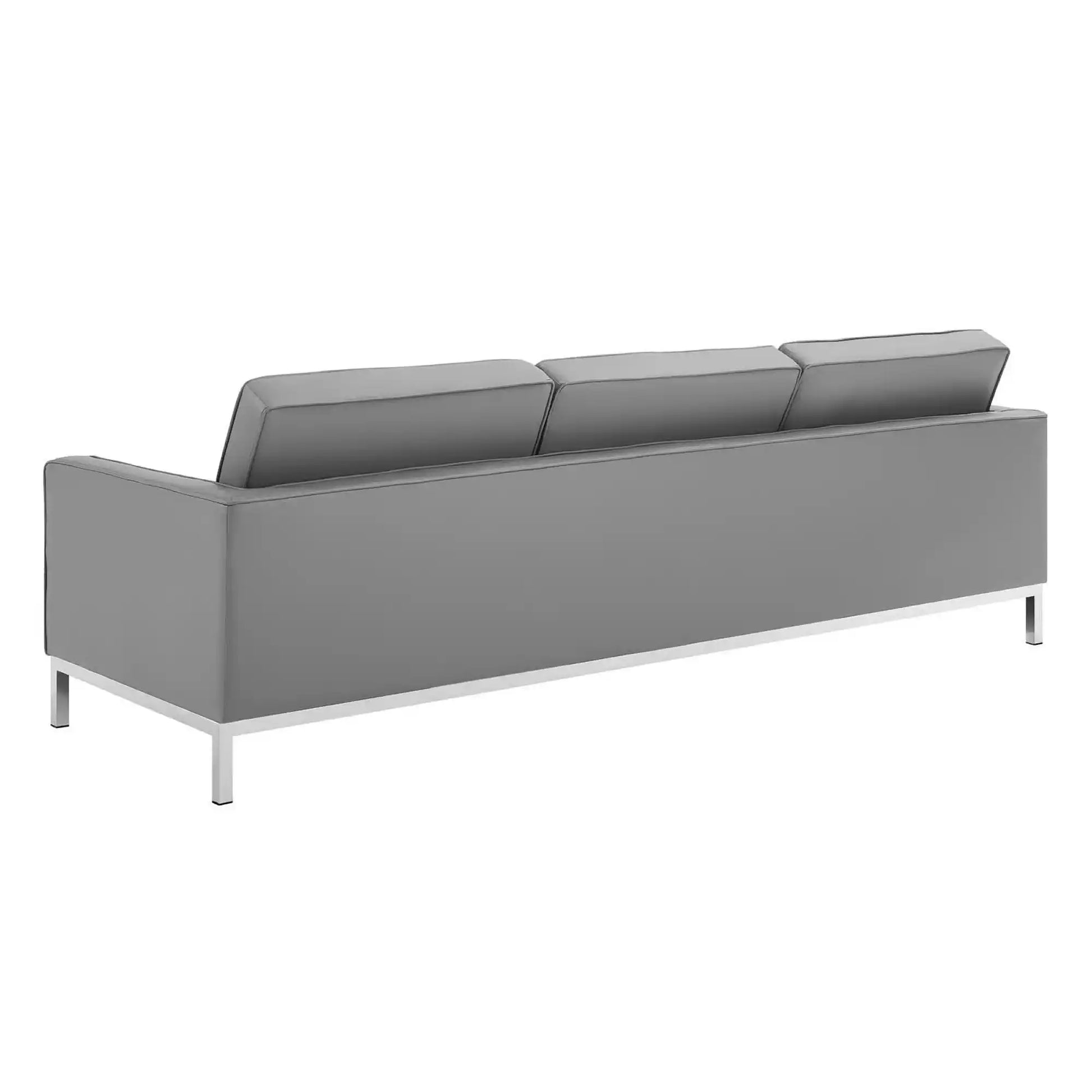 Loft 3-Piece Tufted Vegan Leather Furniture Set by Modway - Best Buy Furniture
