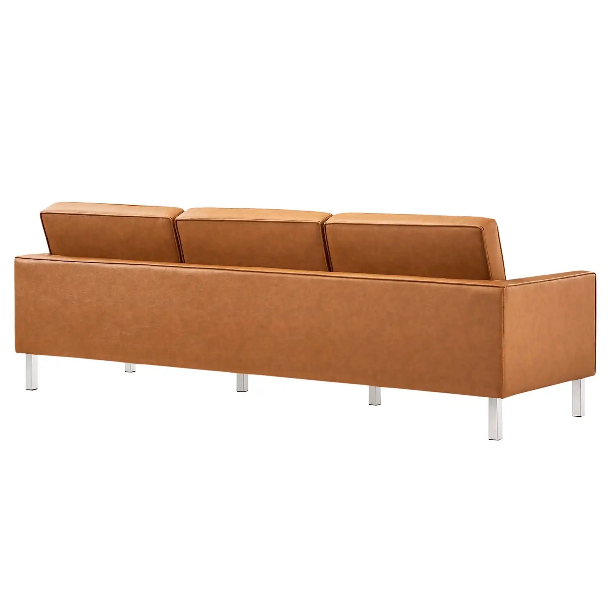 Loft 3-Piece Tufted Vegan Leather Furniture Set by Modway - Best Buy Furniture