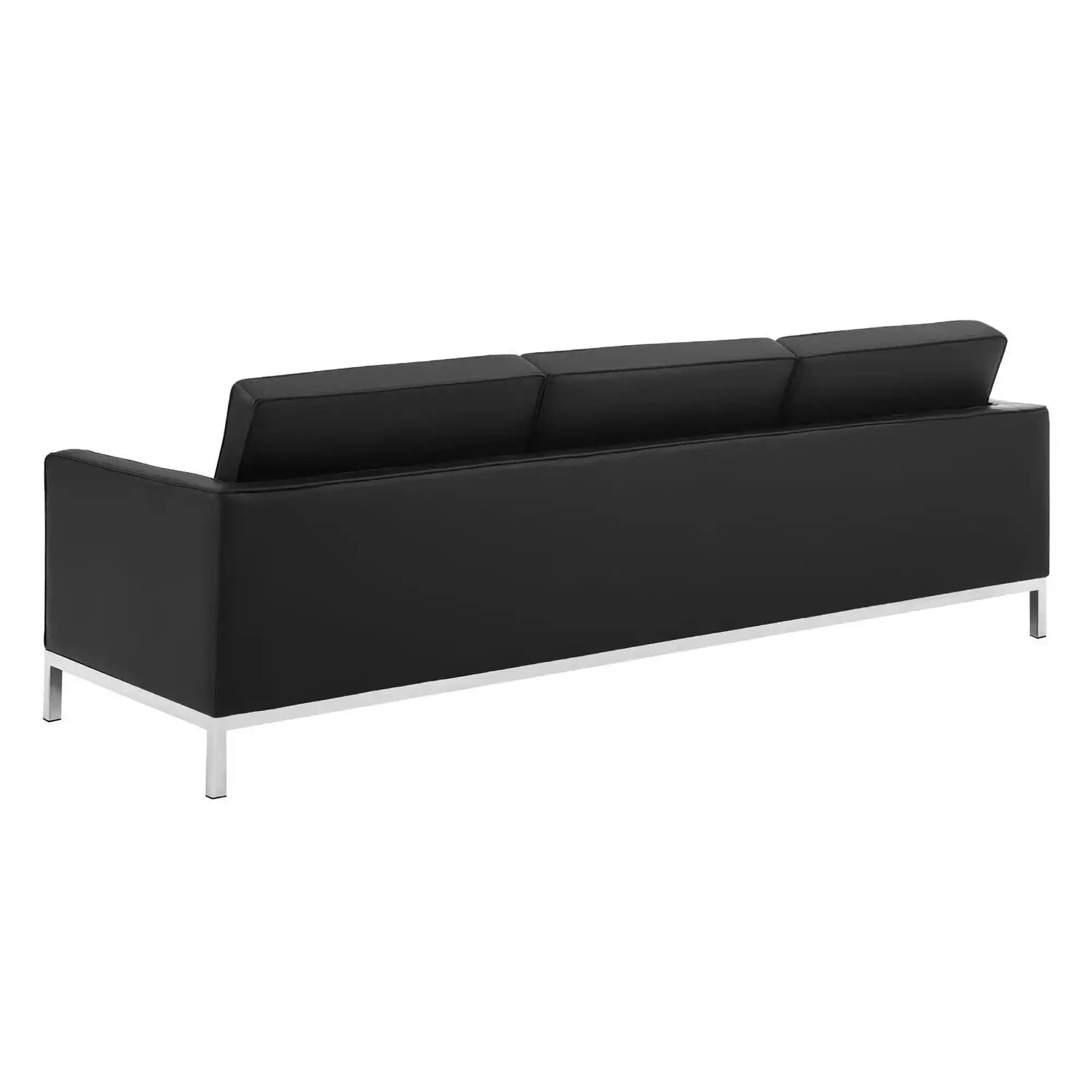 Loft 3 Piece Tufted Upholstered Faux Leather Set by Modway - Best Buy Furniture