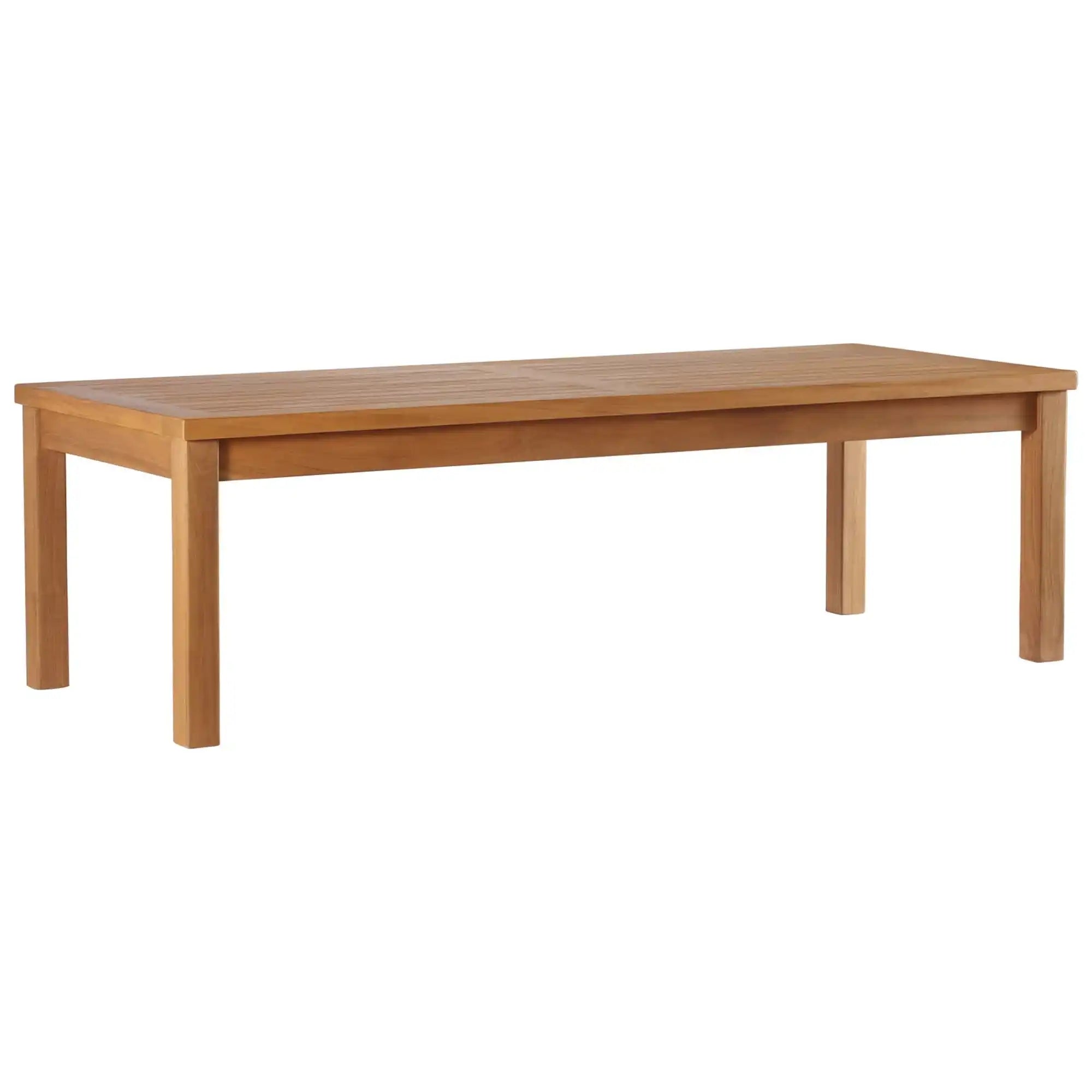 Upland Outdoor Patio Teak Wood Coffee Table by Modway - Best Buy Furniture