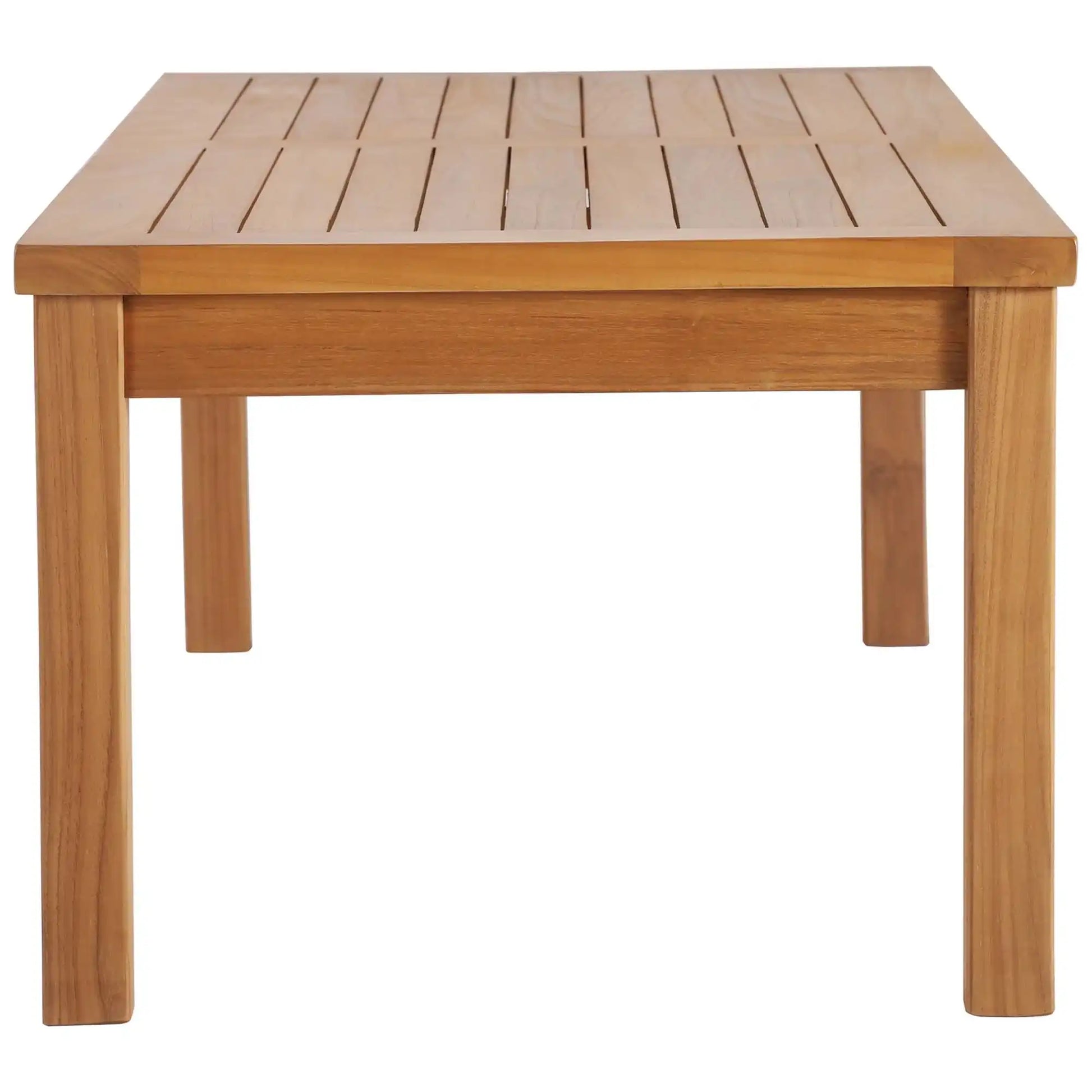 Upland Outdoor Patio Teak Wood Coffee Table by Modway - Best Buy Furniture