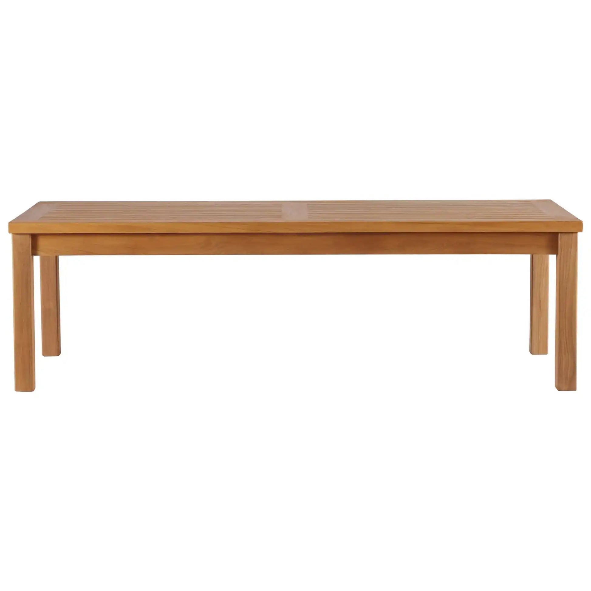 Upland Outdoor Patio Teak Wood Coffee Table by Modway - Best Buy Furniture