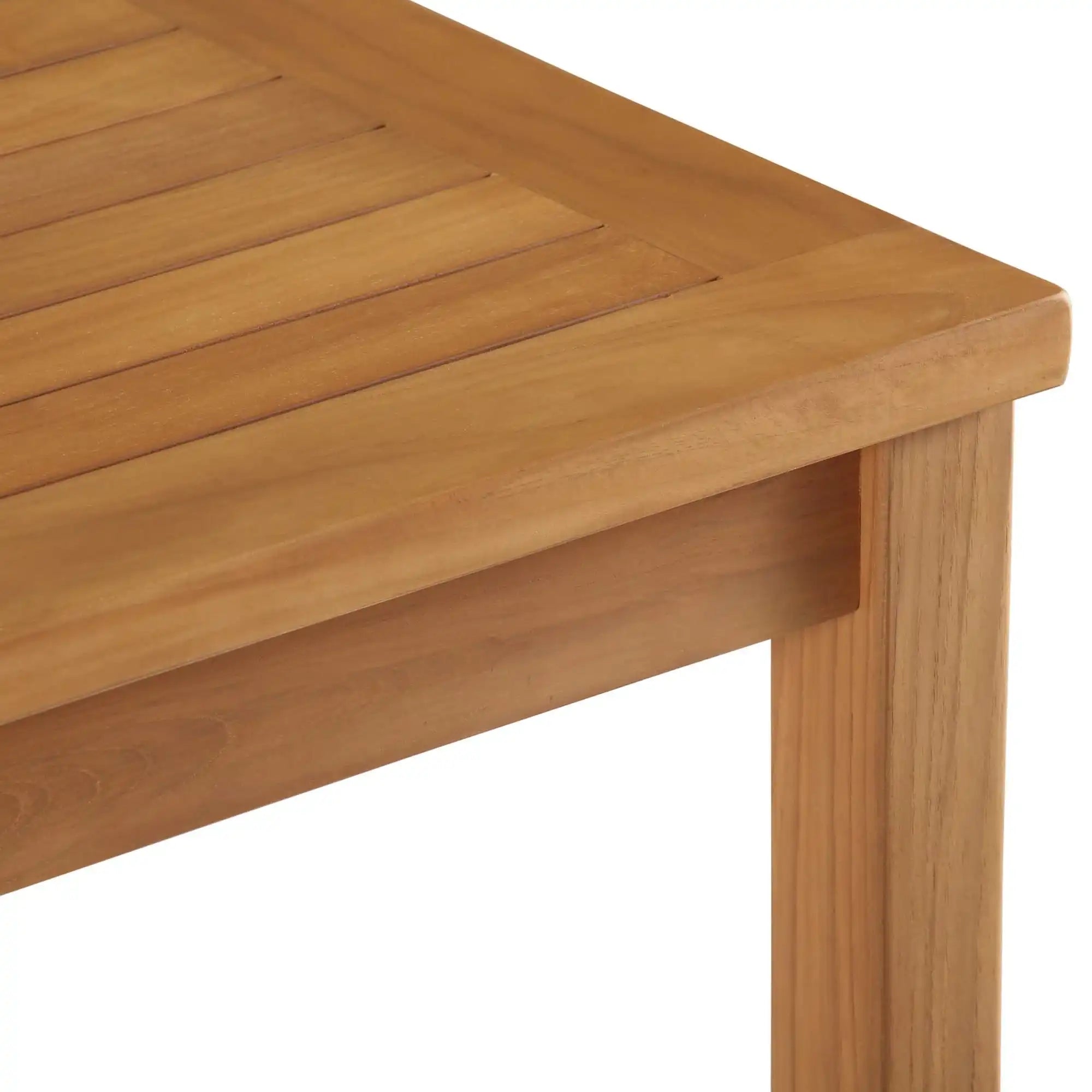 Upland Outdoor Patio Teak Wood Coffee Table by Modway - Best Buy Furniture