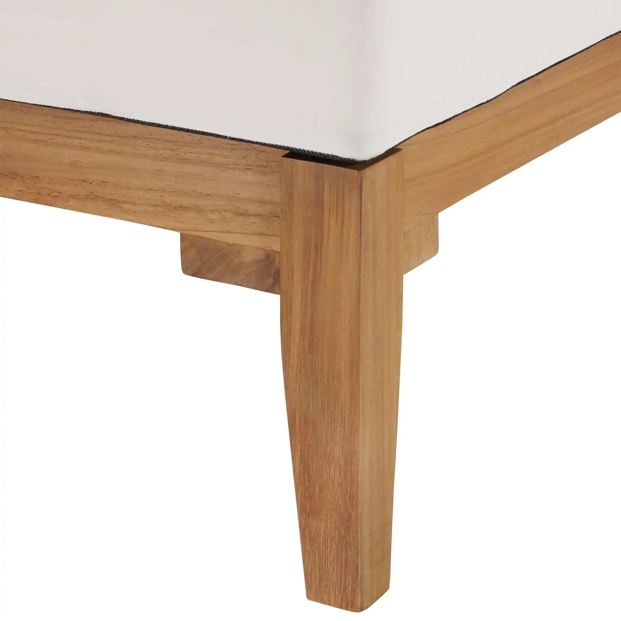 Bayport Outdoor Patio Teak Wood Corner Chair by Modway - Best Buy Furniture