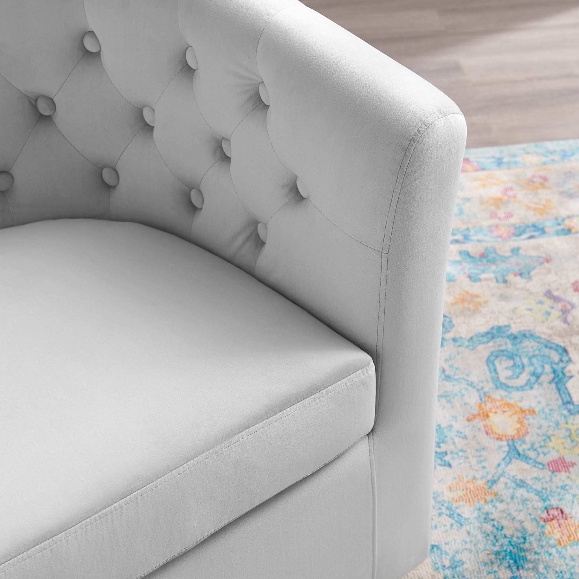 Prospect Tufted Performance Velvet Swivel Armchair by Modway - Best Buy Furniture
