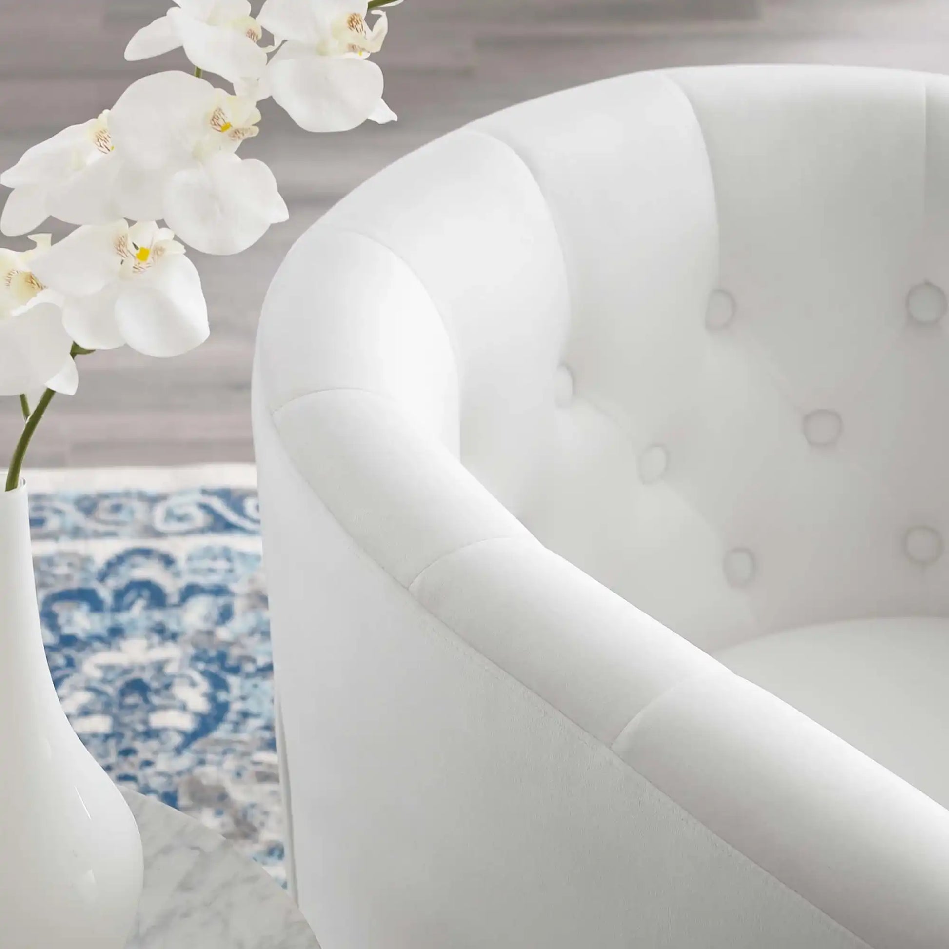 Prospect Tufted Performance Velvet Swivel Armchair by Modway - Best Buy Furniture
