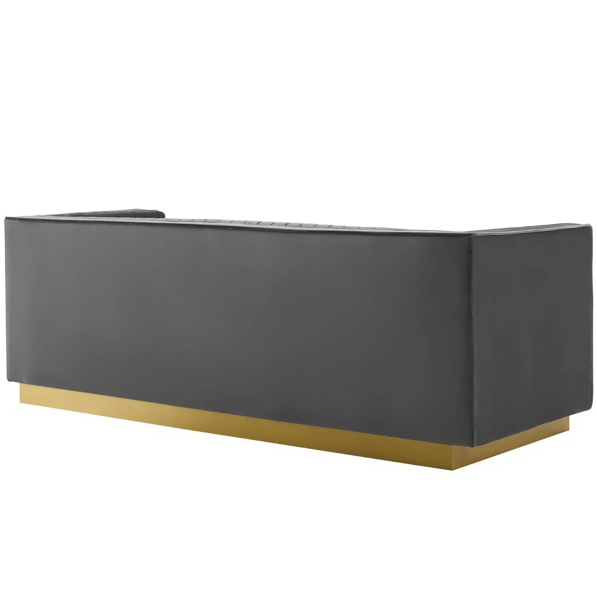 Sanguine 3 Piece Vertical Channel Tufted Upholstered Performance Velvet Set by Modway - Best Buy Furniture
