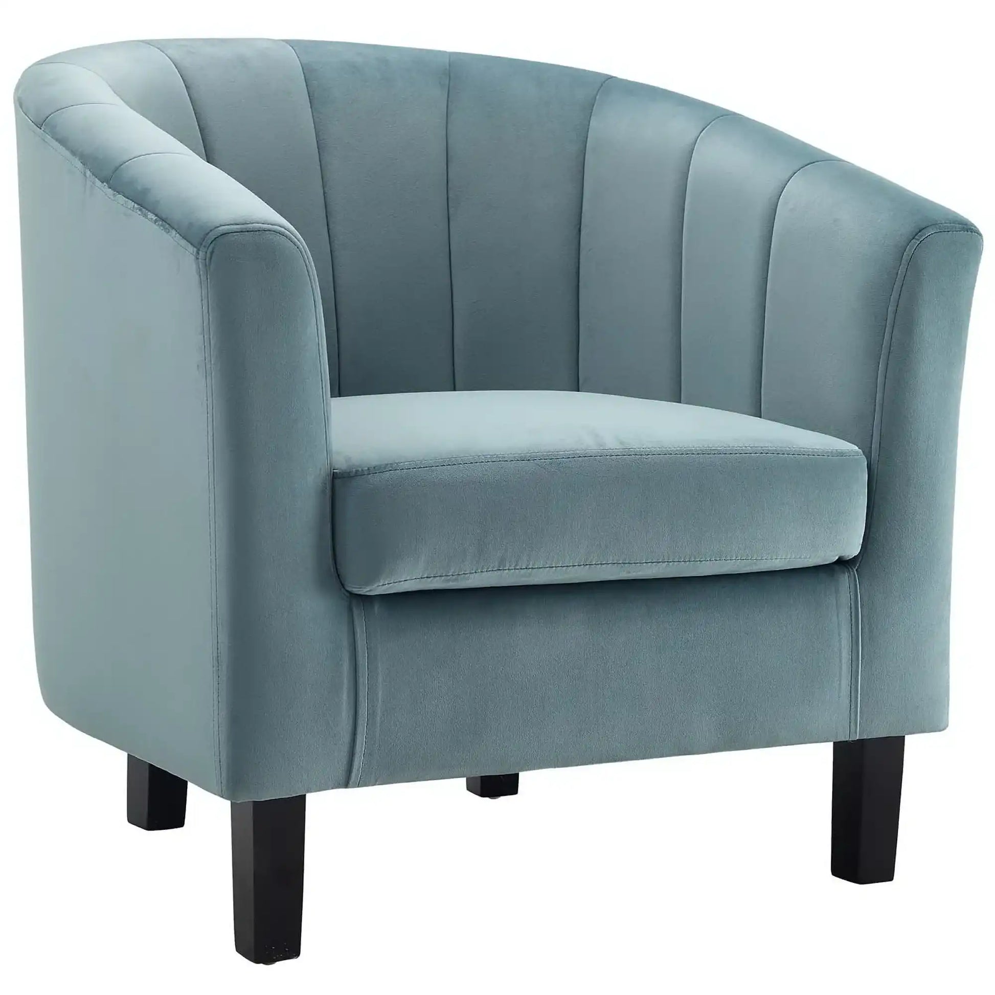 Prospect Channel Tufted Performance Velvet Armchair Set of 2 by Modway - Best Buy Furniture