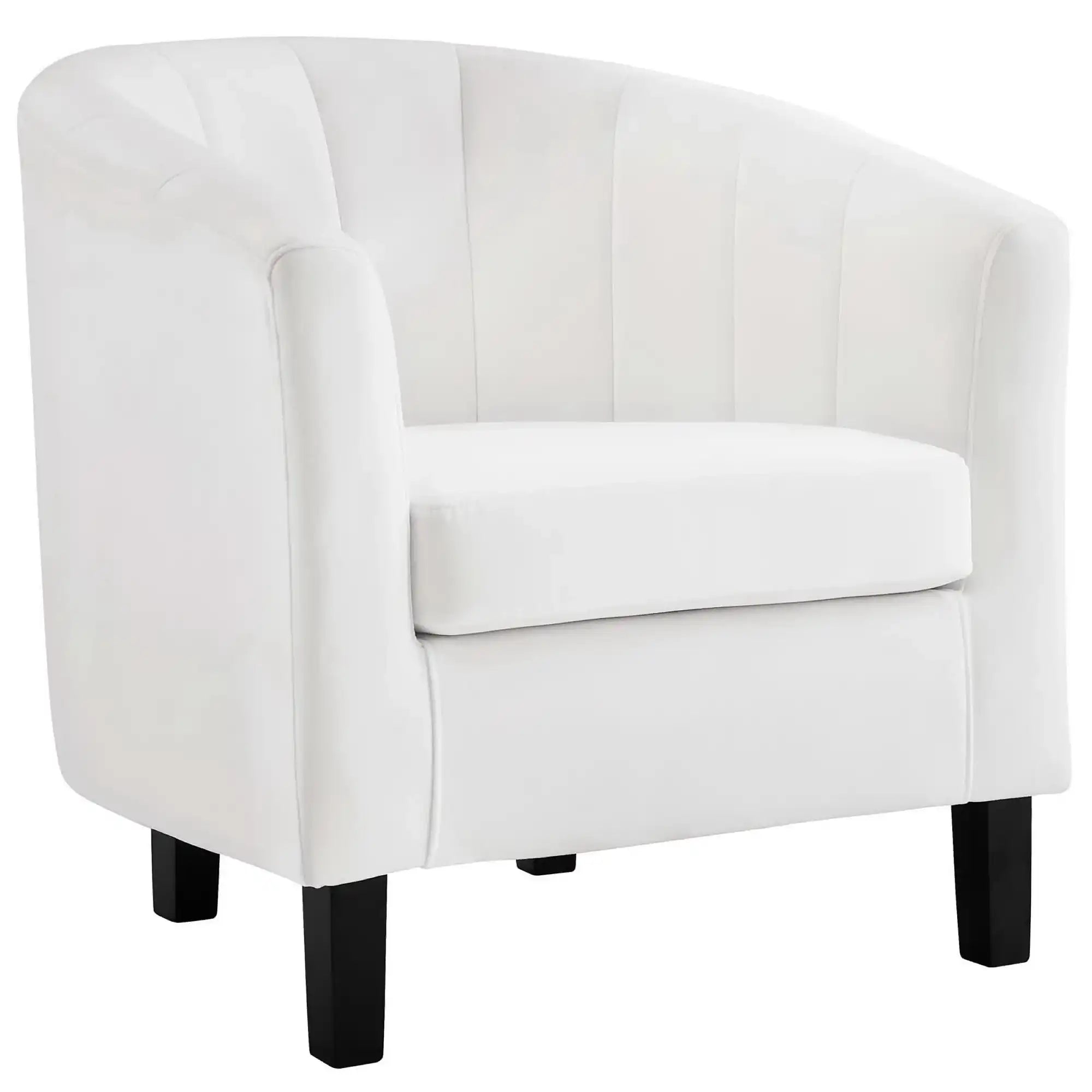 Prospect Channel Tufted Performance Velvet Armchair Set of 2 by Modway - Best Buy Furniture