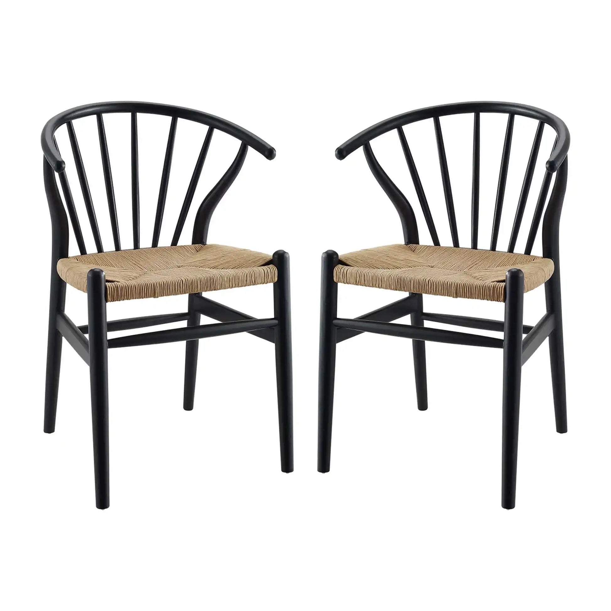 Flourish Spindle Wood Dining Side Chair Set of 2 by Modway - Best Buy Furniture