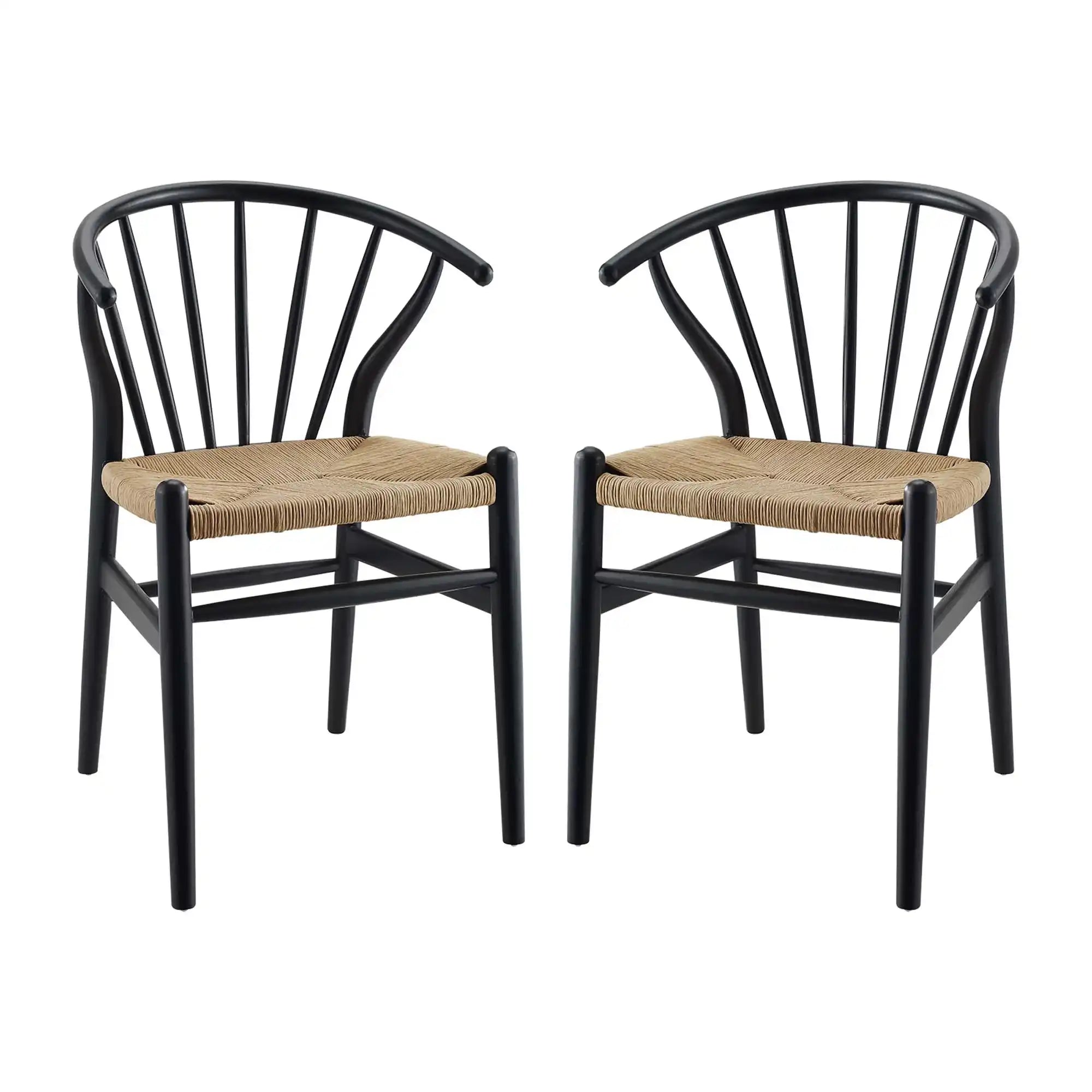 Flourish Spindle Wood Dining Side Chair Set of 2 by Modway - Best Buy Furniture
