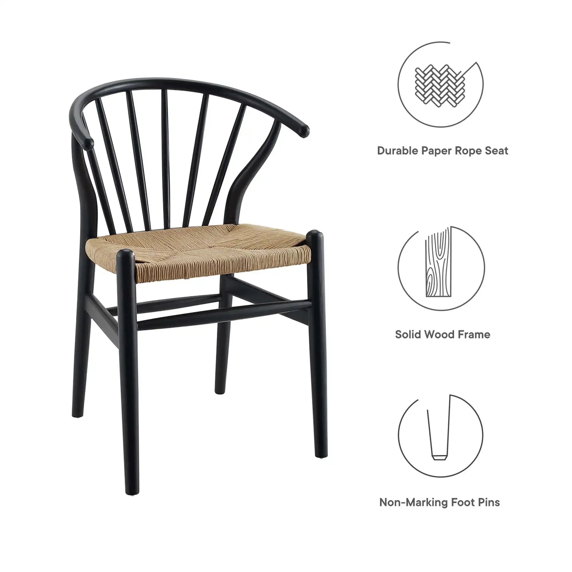 Flourish Spindle Wood Dining Side Chair Set of 2 by Modway - Best Buy Furniture