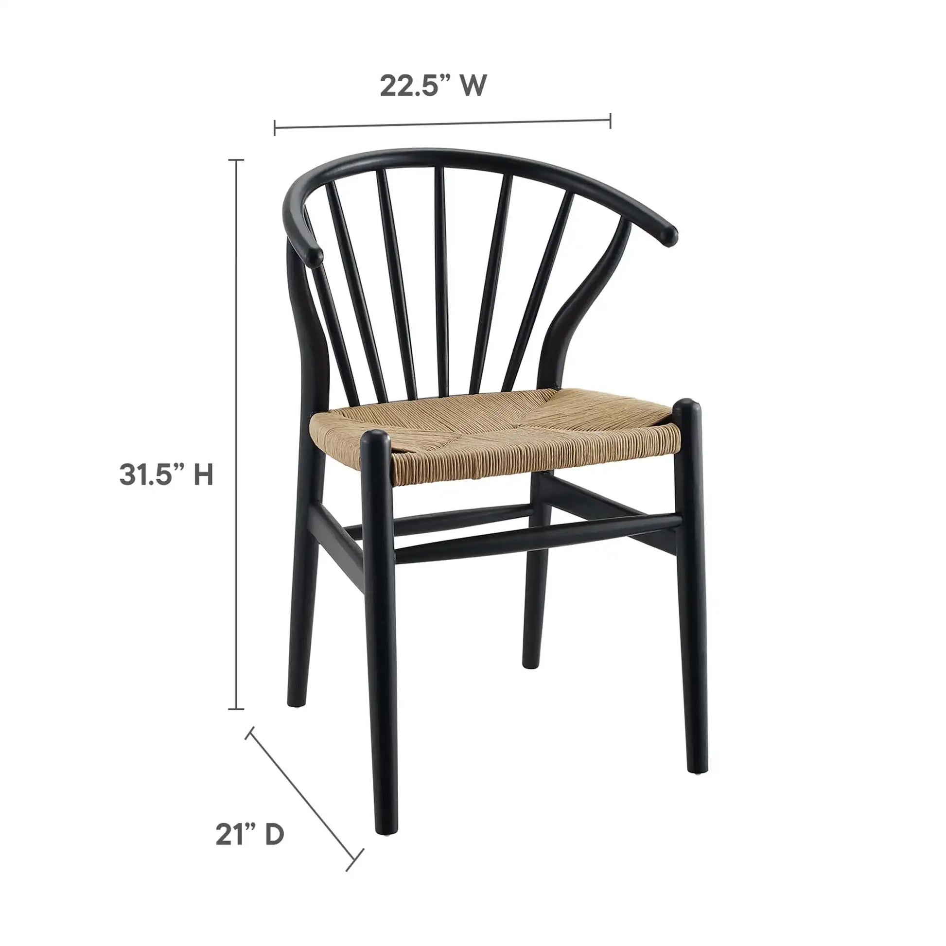 Flourish Spindle Wood Dining Side Chair Set of 2 by Modway - Best Buy Furniture