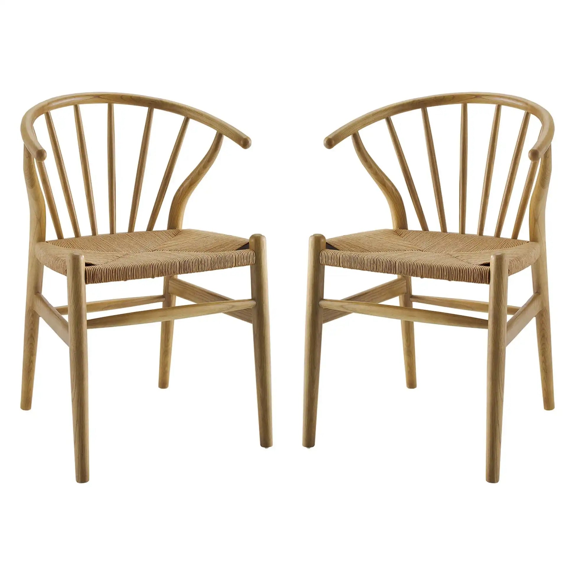 Flourish Spindle Wood Dining Side Chair Set of 2 by Modway - Best Buy Furniture