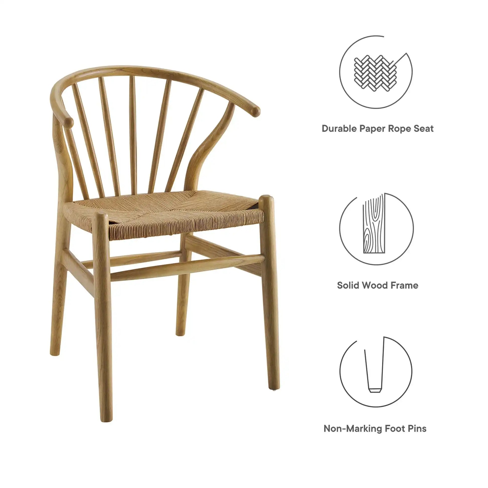 Flourish Spindle Wood Dining Side Chair Set of 2 by Modway - Best Buy Furniture