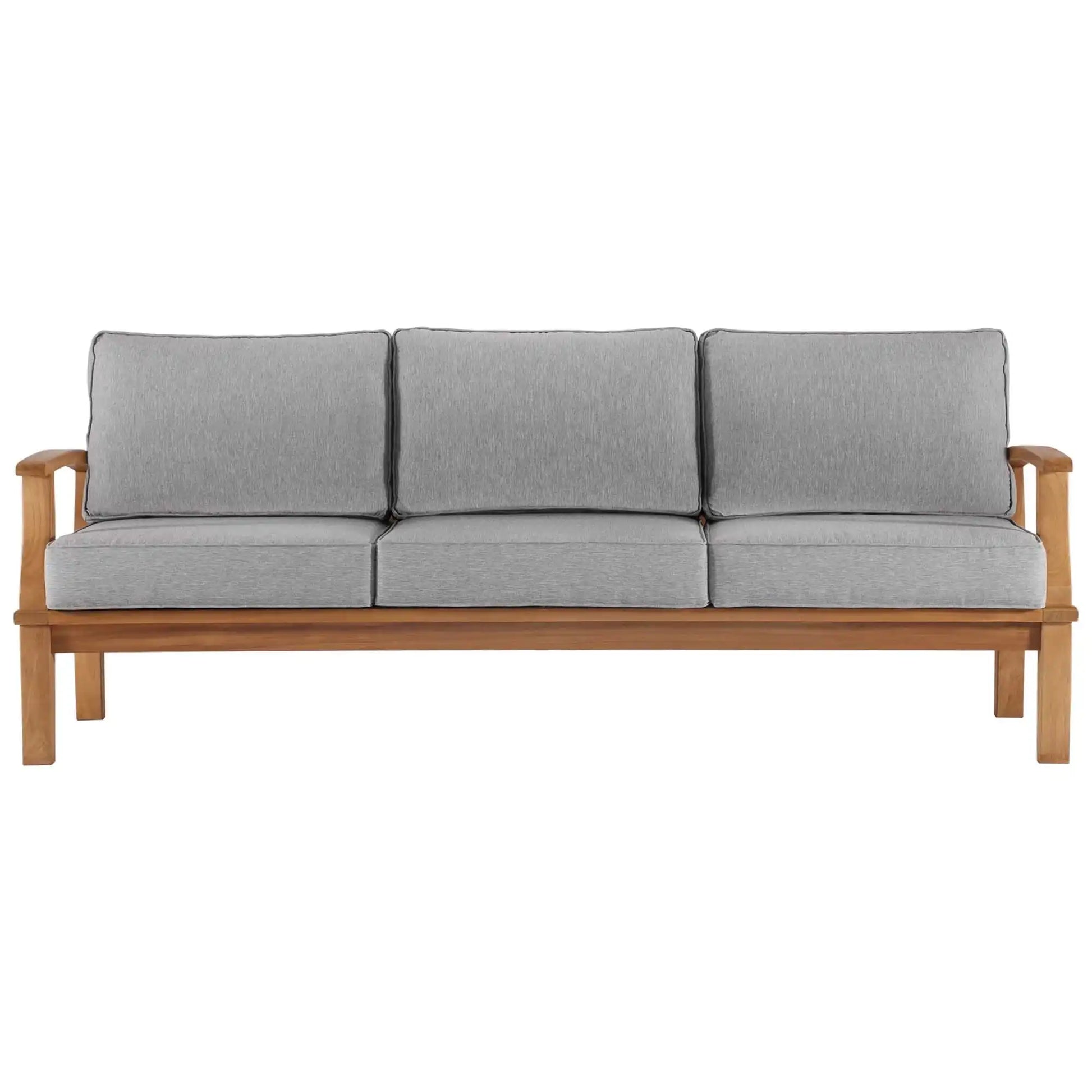 Marina Outdoor Patio Teak Sofa by Modway - Best Buy Furniture