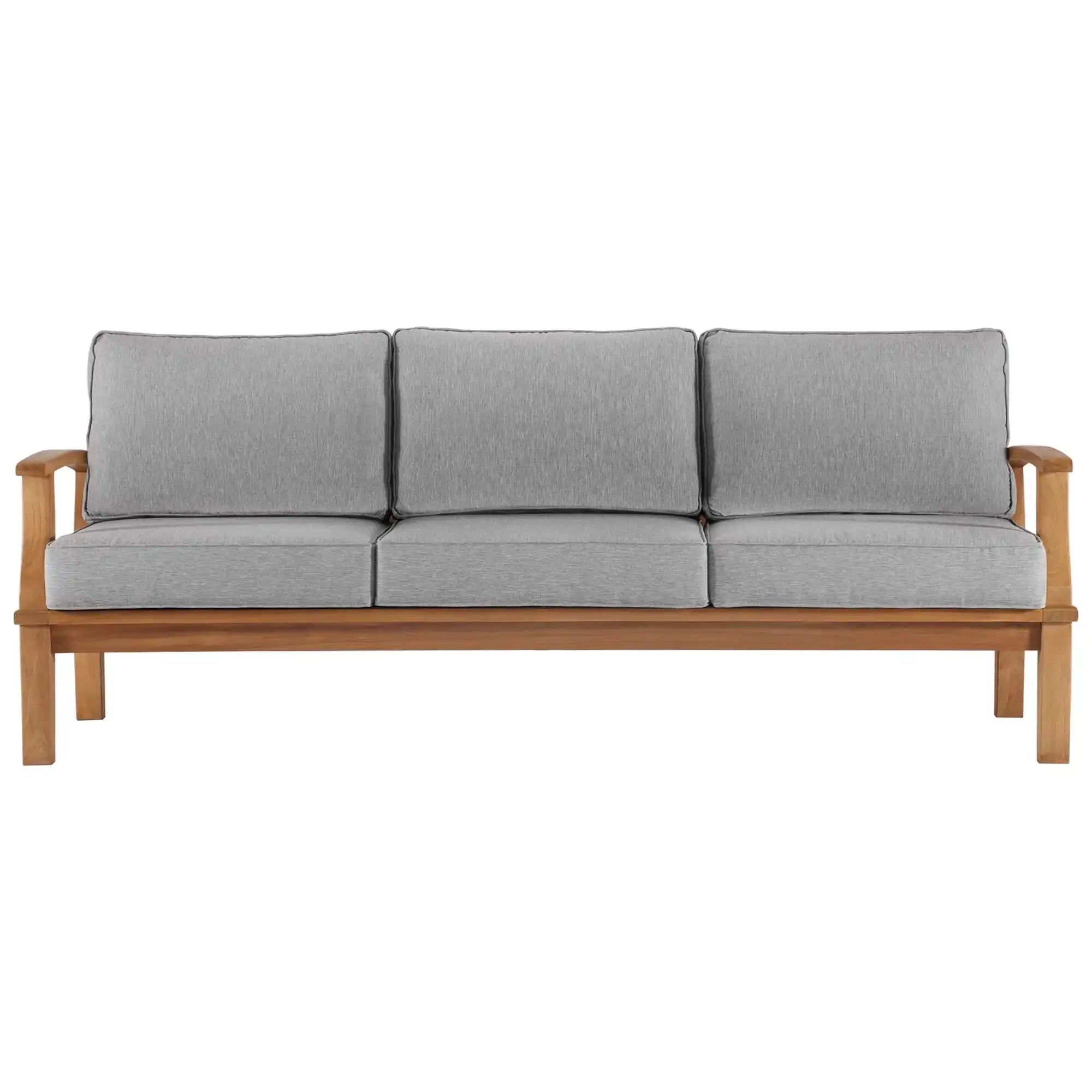 Marina Outdoor Patio Teak Sofa by Modway - Best Buy Furniture