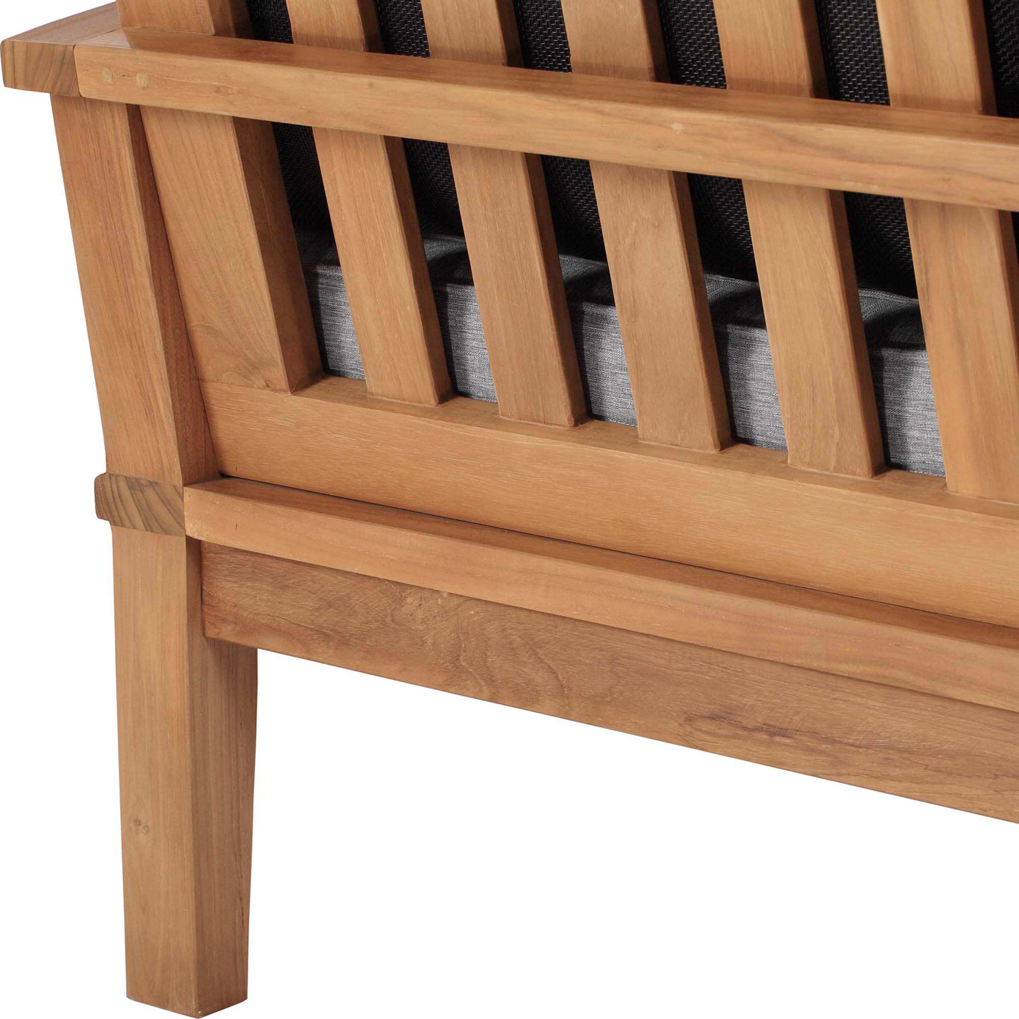 Marina Outdoor Patio Teak Sofa by Modway - Best Buy Furniture