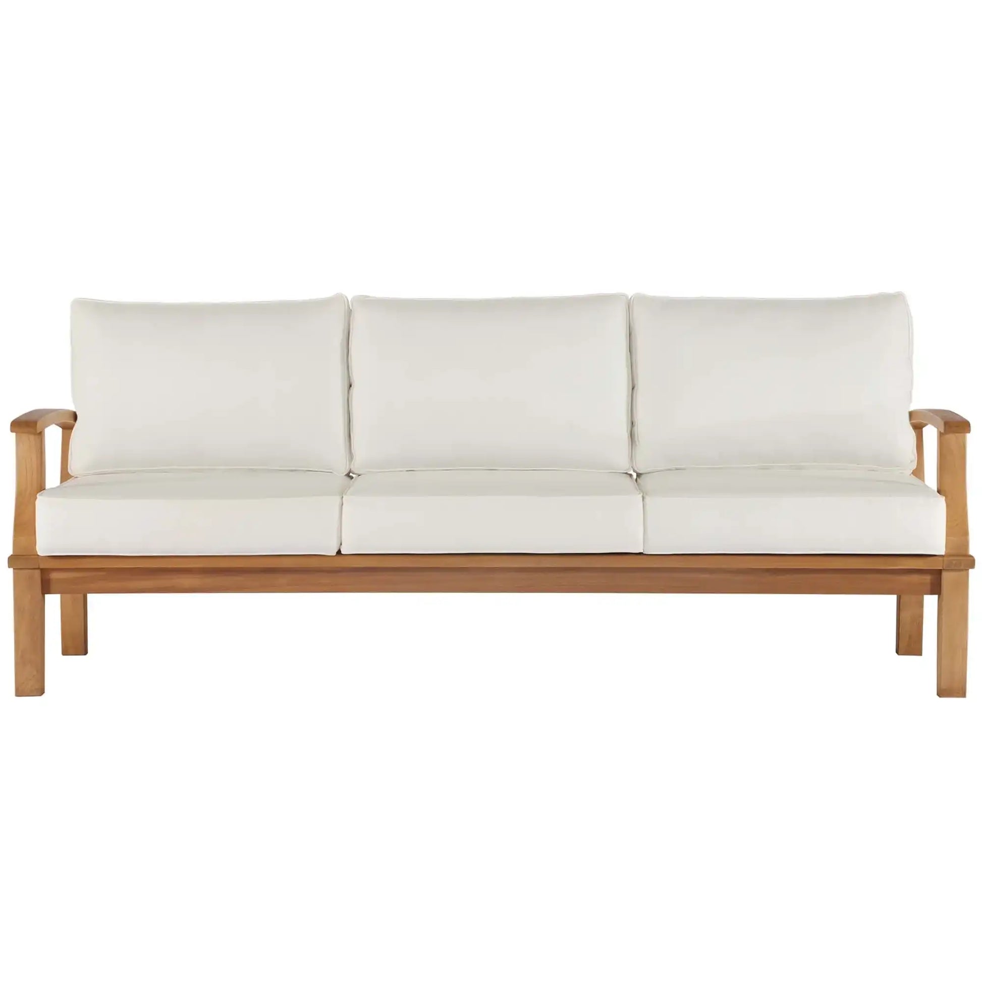 Marina Outdoor Patio Teak Sofa by Modway - Best Buy Furniture