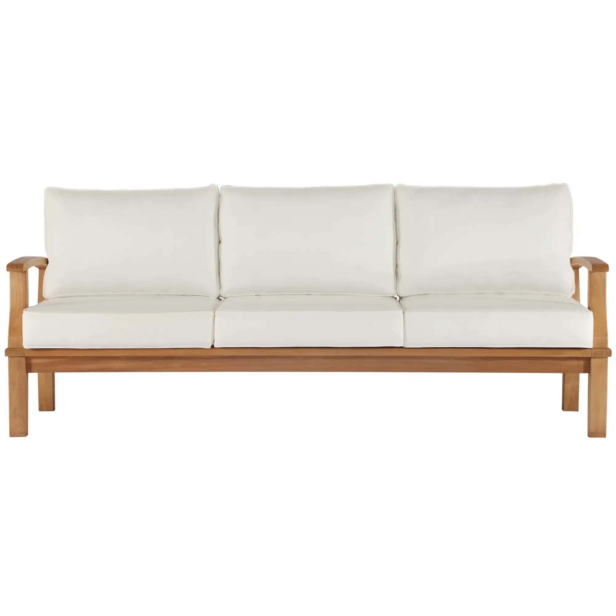 Marina Outdoor Patio Teak Sofa by Modway - Best Buy Furniture