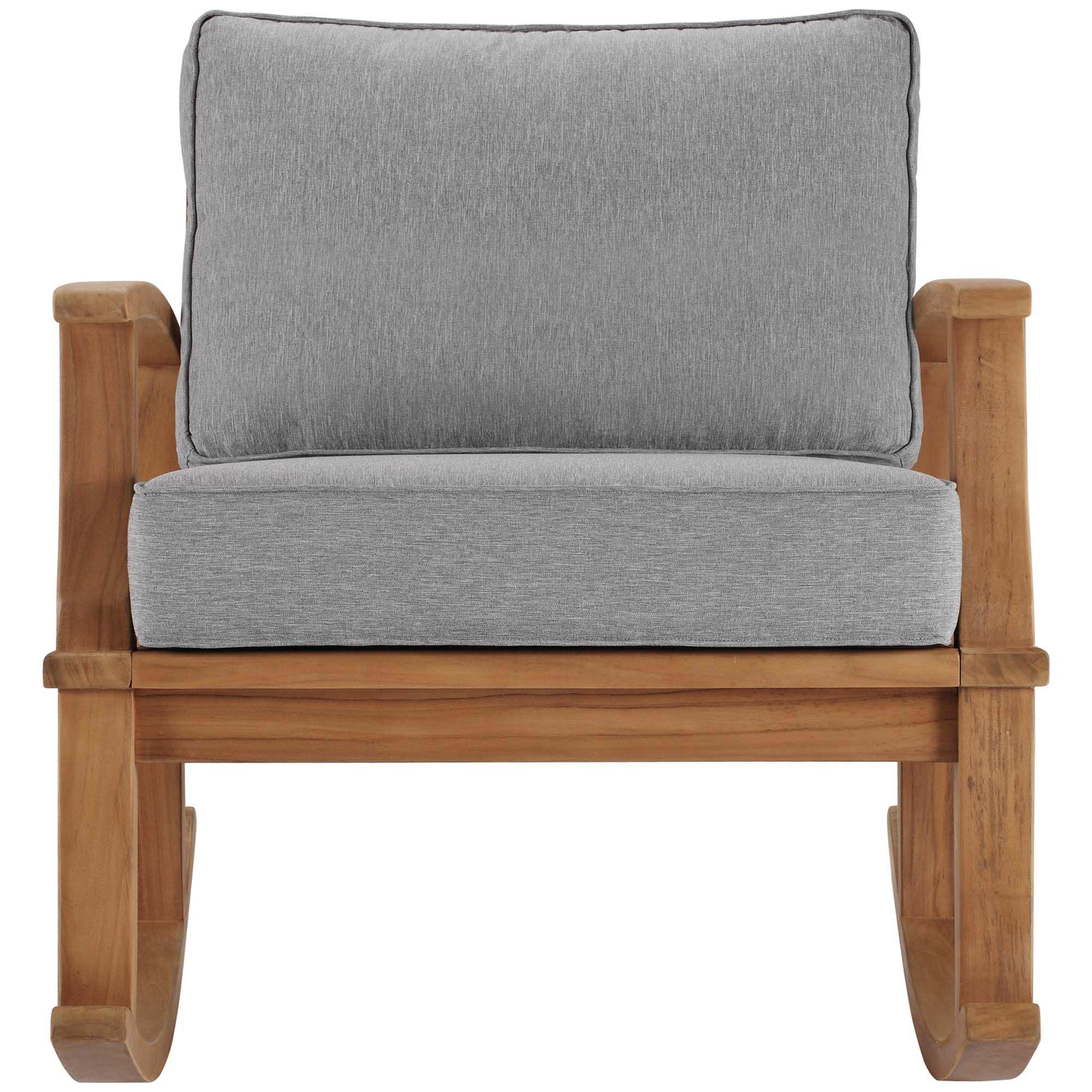 Marina Outdoor Patio Teak Rocking Chair by Modway - Best Buy Furniture