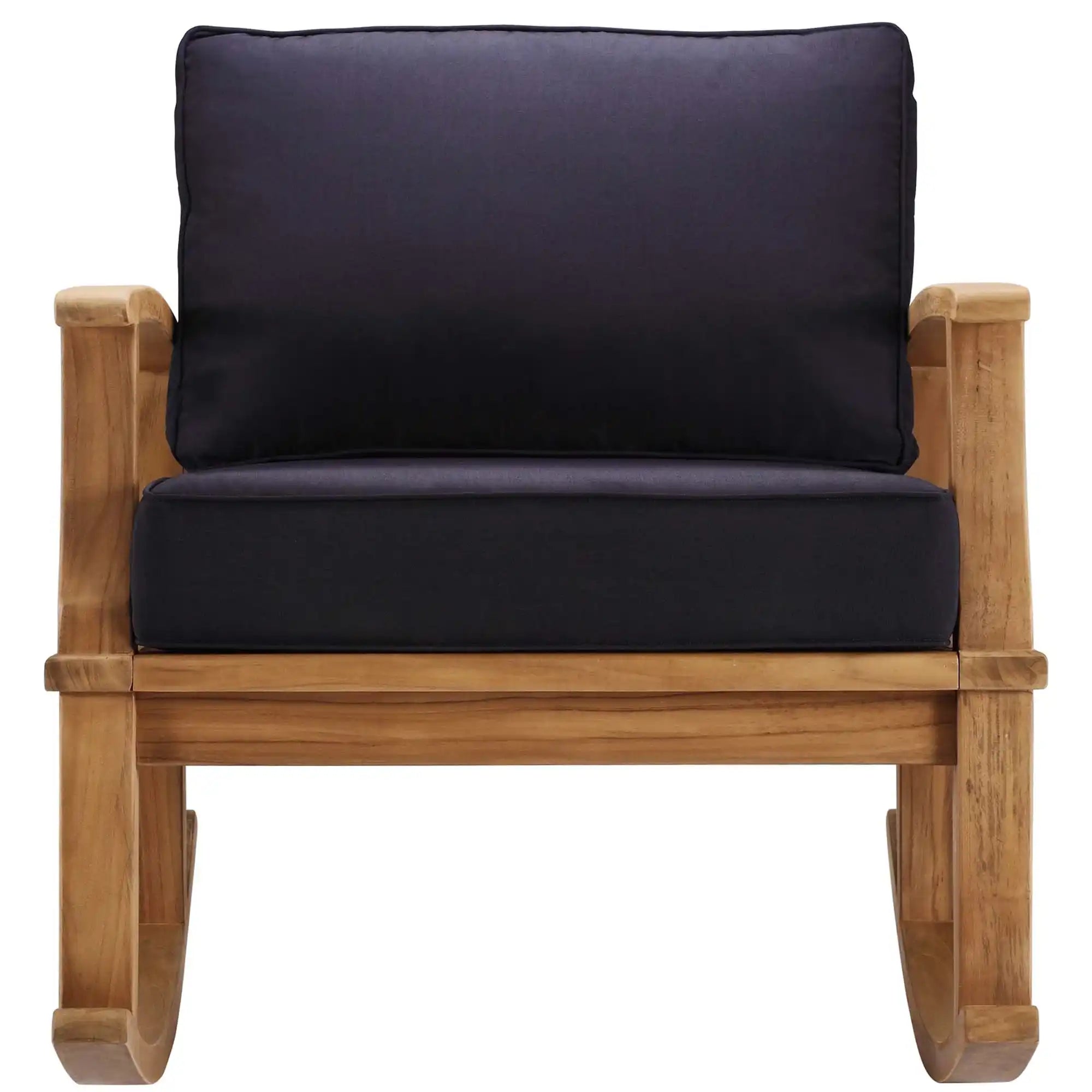 Marina Outdoor Patio Teak Rocking Chair by Modway - Best Buy Furniture