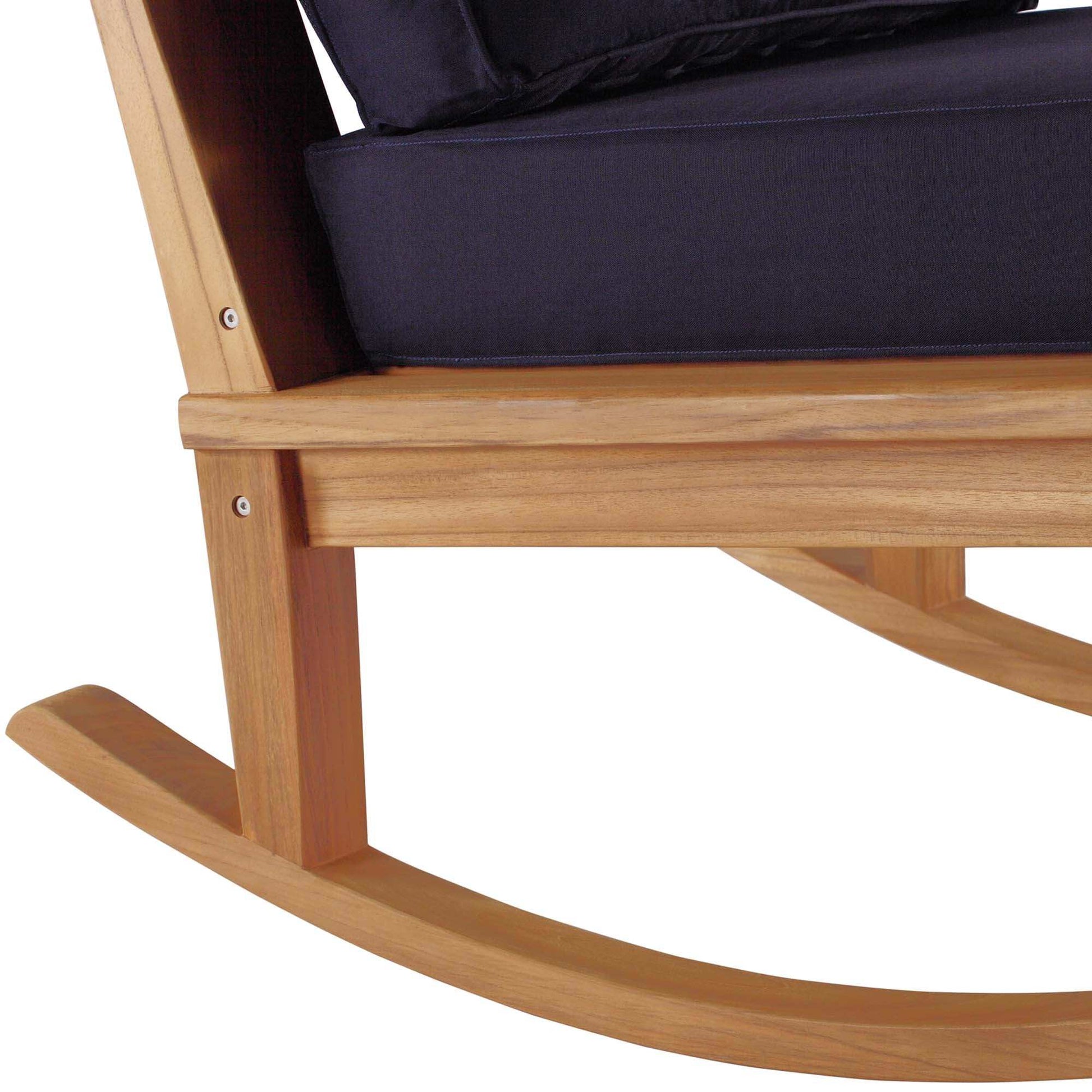 Marina Outdoor Patio Teak Rocking Chair by Modway - Best Buy Furniture