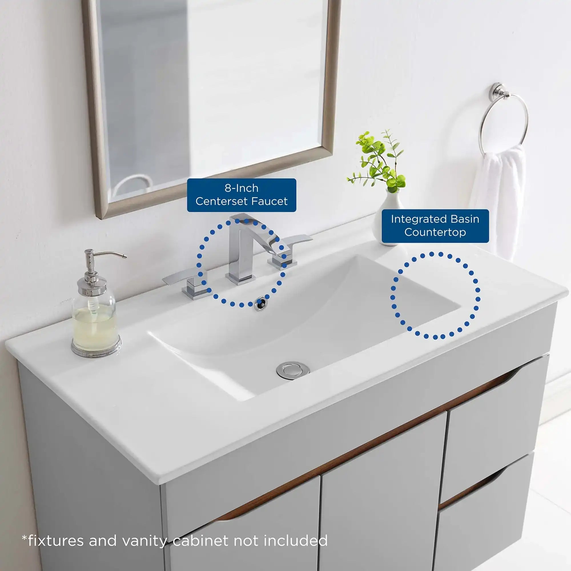Cayman 36" Bathroom Sink by Modway - Best Buy Furniture