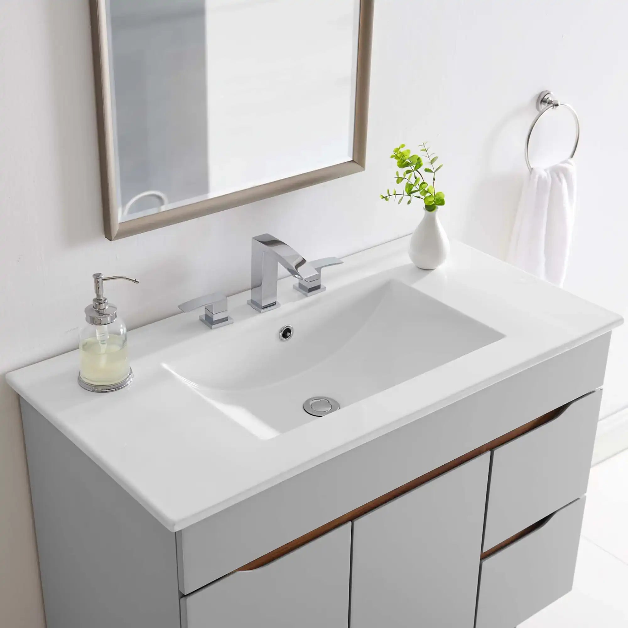Cayman 36" Bathroom Sink by Modway - Best Buy Furniture