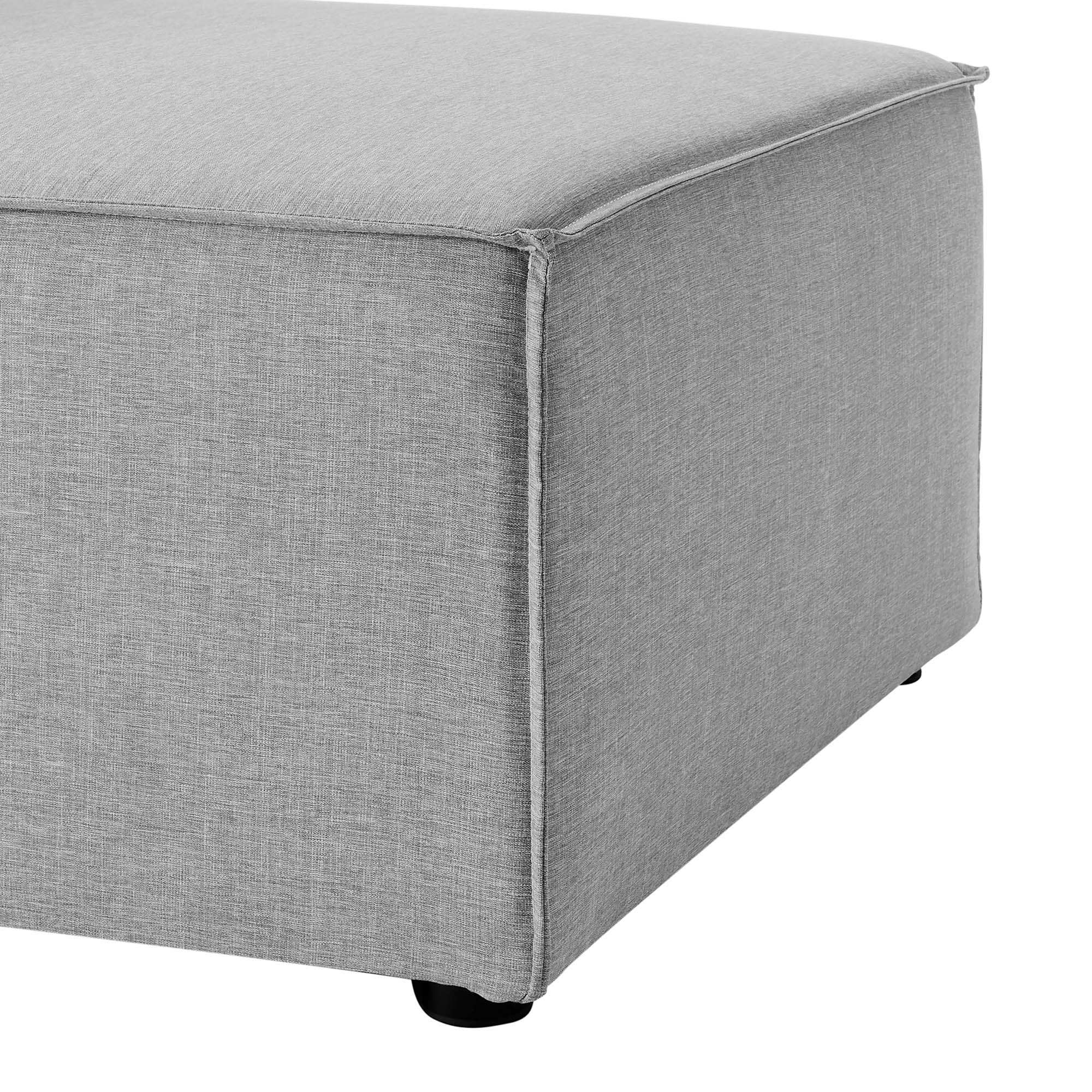 Saybrook Outdoor Patio Upholstered Sectional Sofa Armless Chair by Modway - Best Buy Furniture