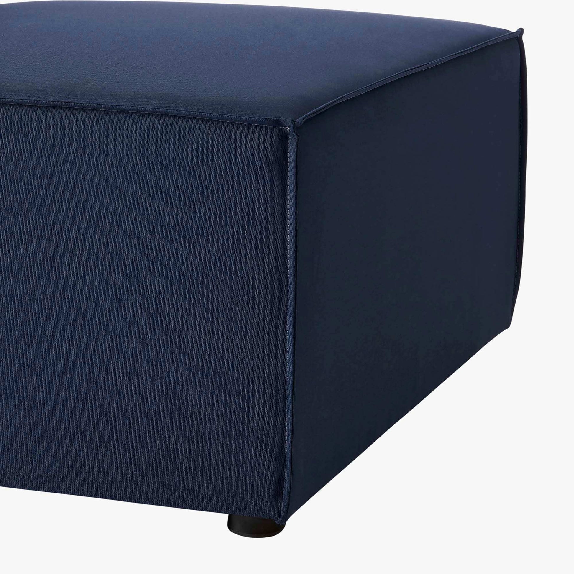 Saybrook Outdoor Patio Upholstered Sectional Sofa Armless Chair by Modway - Best Buy Furniture