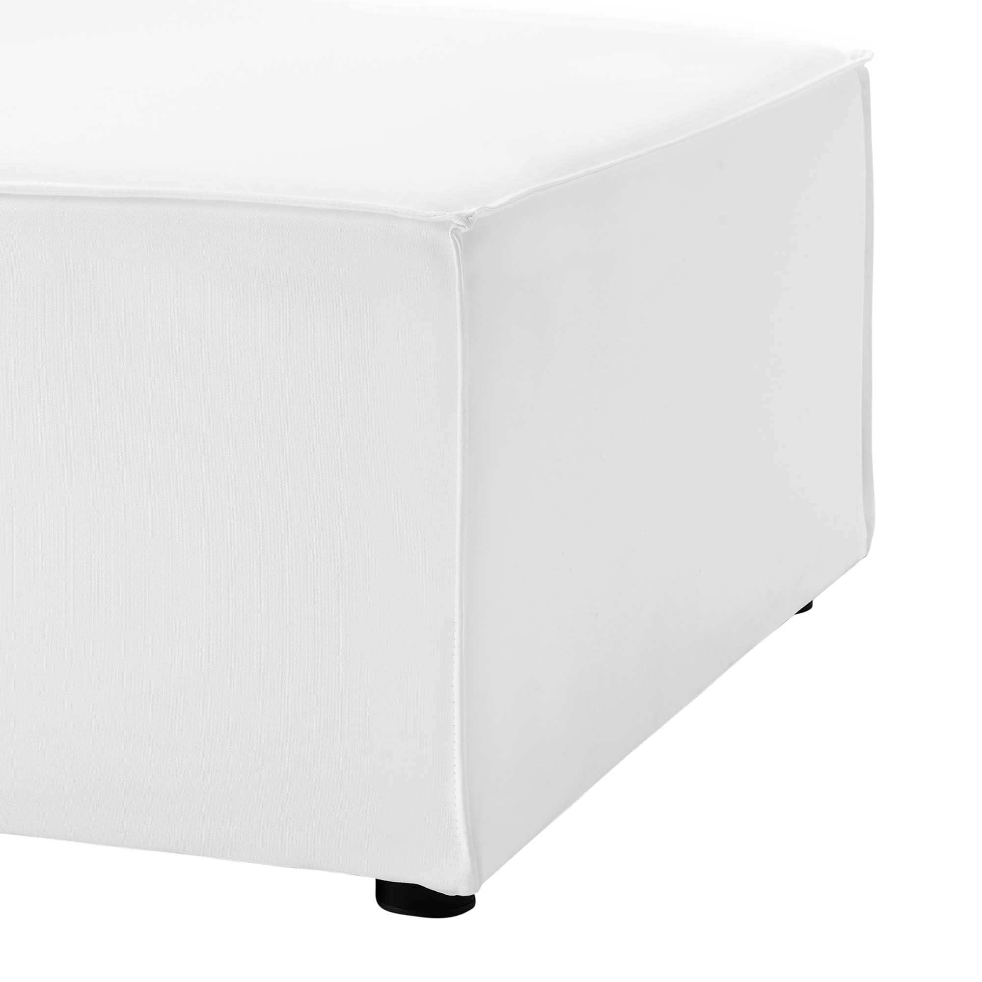 Saybrook Outdoor Patio Upholstered Sectional Sofa Armless Chair by Modway - Best Buy Furniture