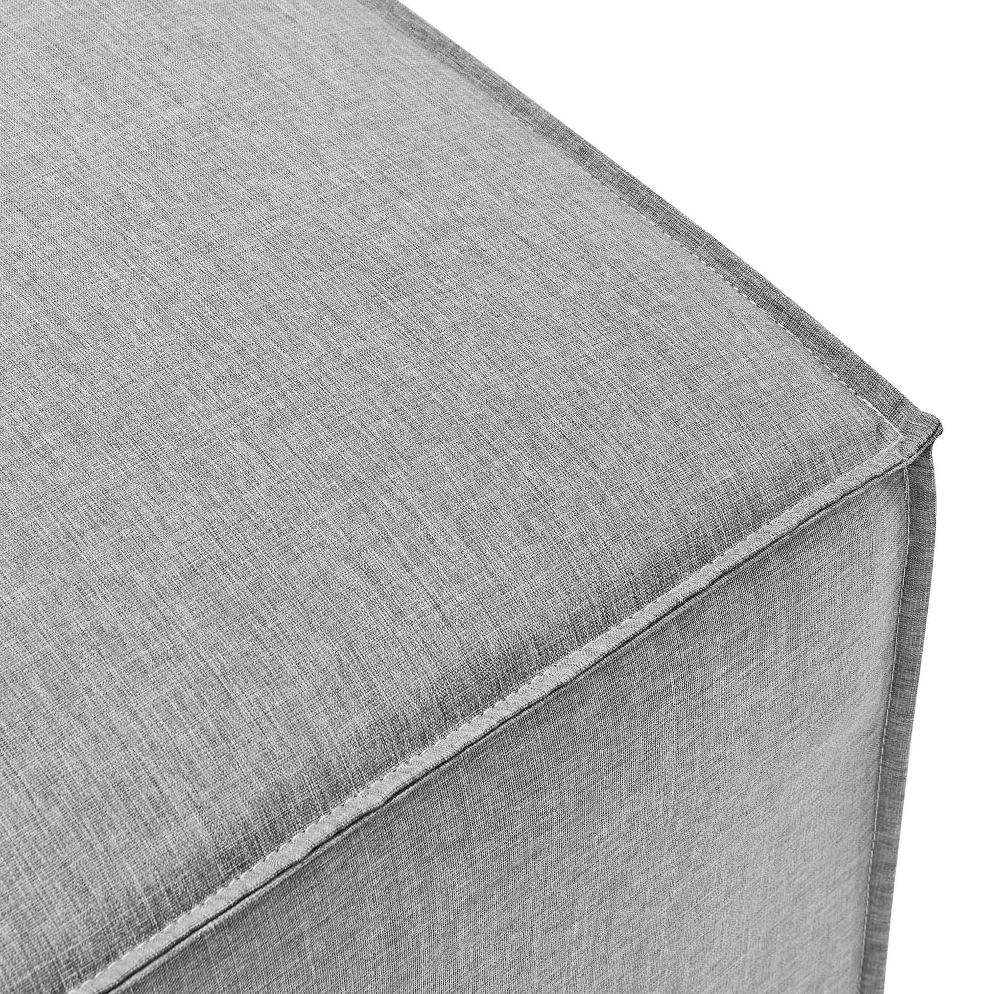 Saybrook Outdoor Patio Upholstered Sectional Sofa Ottoman by Modway - Best Buy Furniture