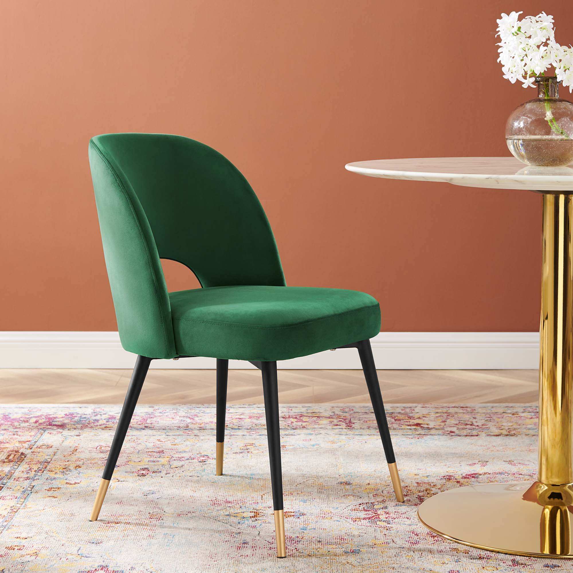 Rouse Performance Velvet Dining Side Chair by Modway - Best Buy Furniture