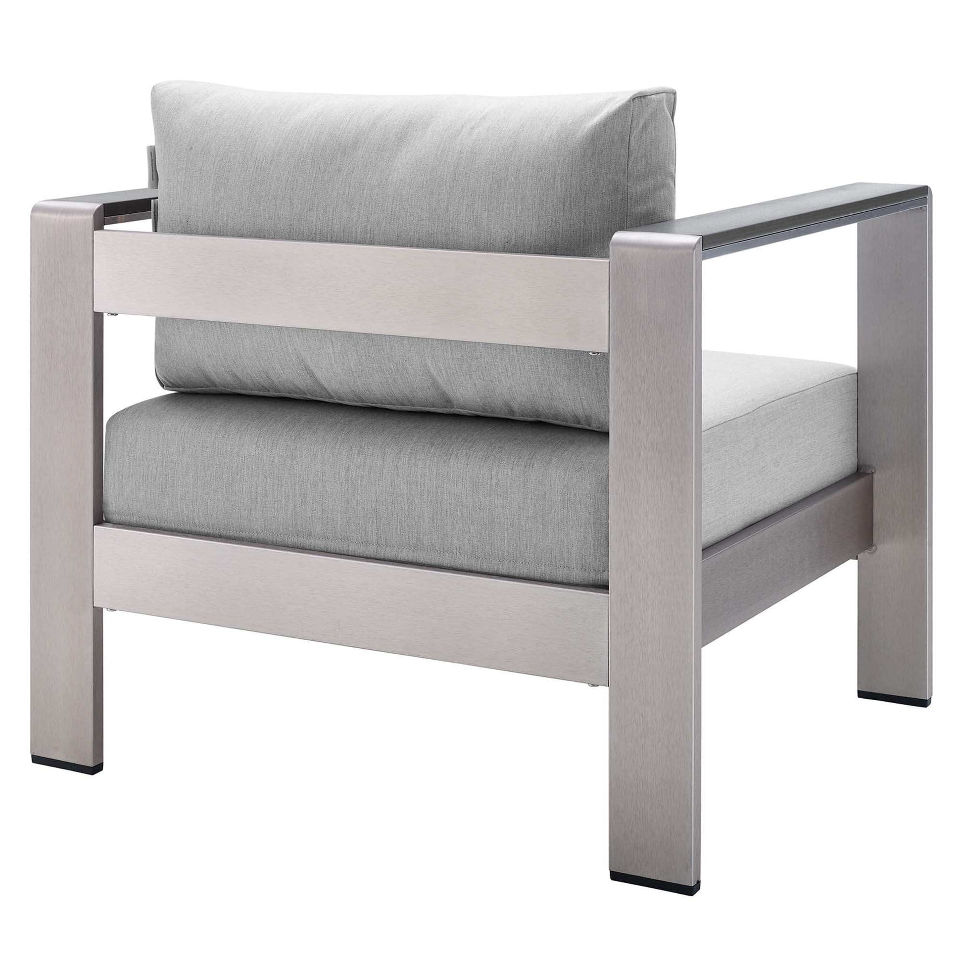 Shore Sunbrella� Fabric Aluminum Outdoor Patio Armchair by Modway - Best Buy Furniture