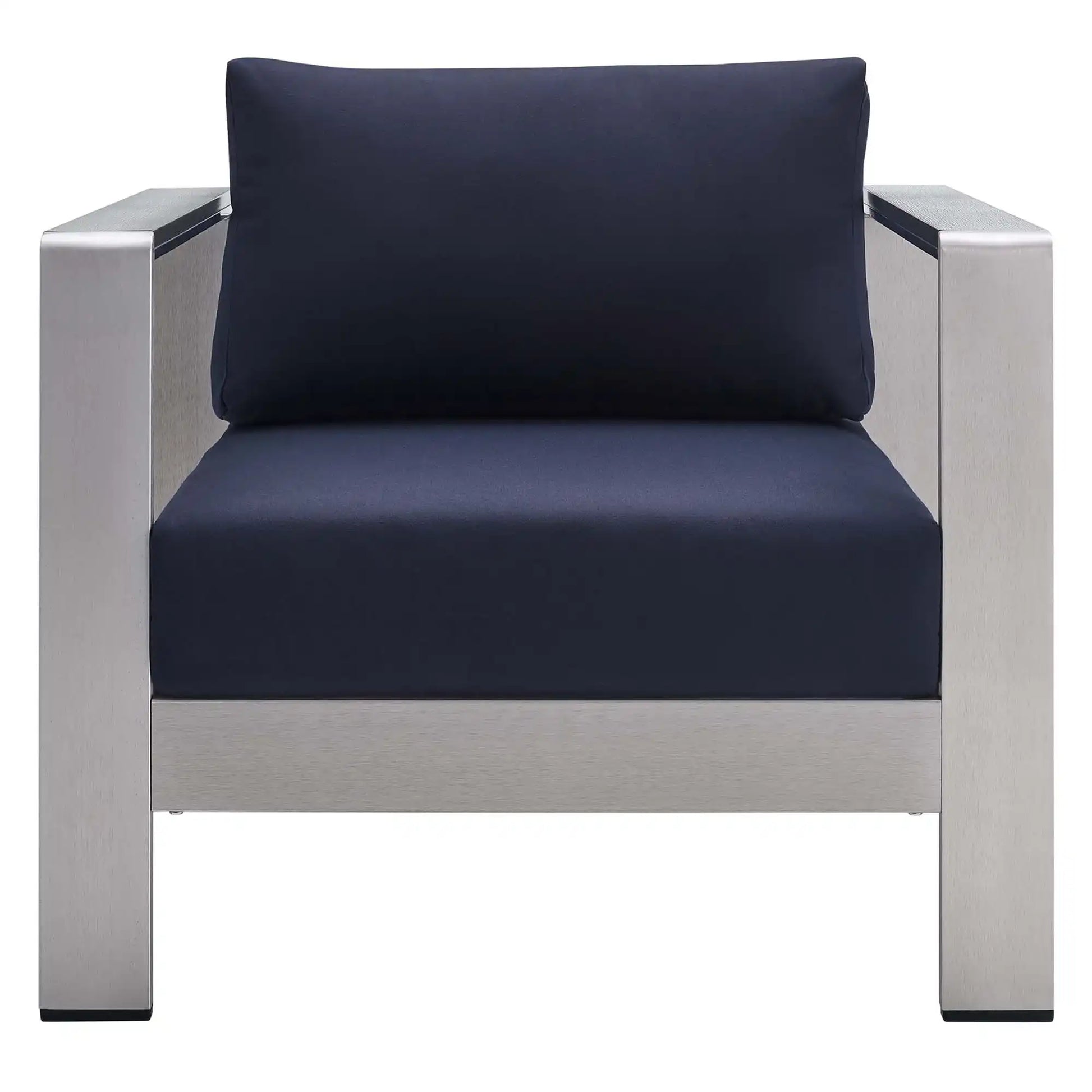 Shore Sunbrella� Fabric Aluminum Outdoor Patio Armchair by Modway - Best Buy Furniture