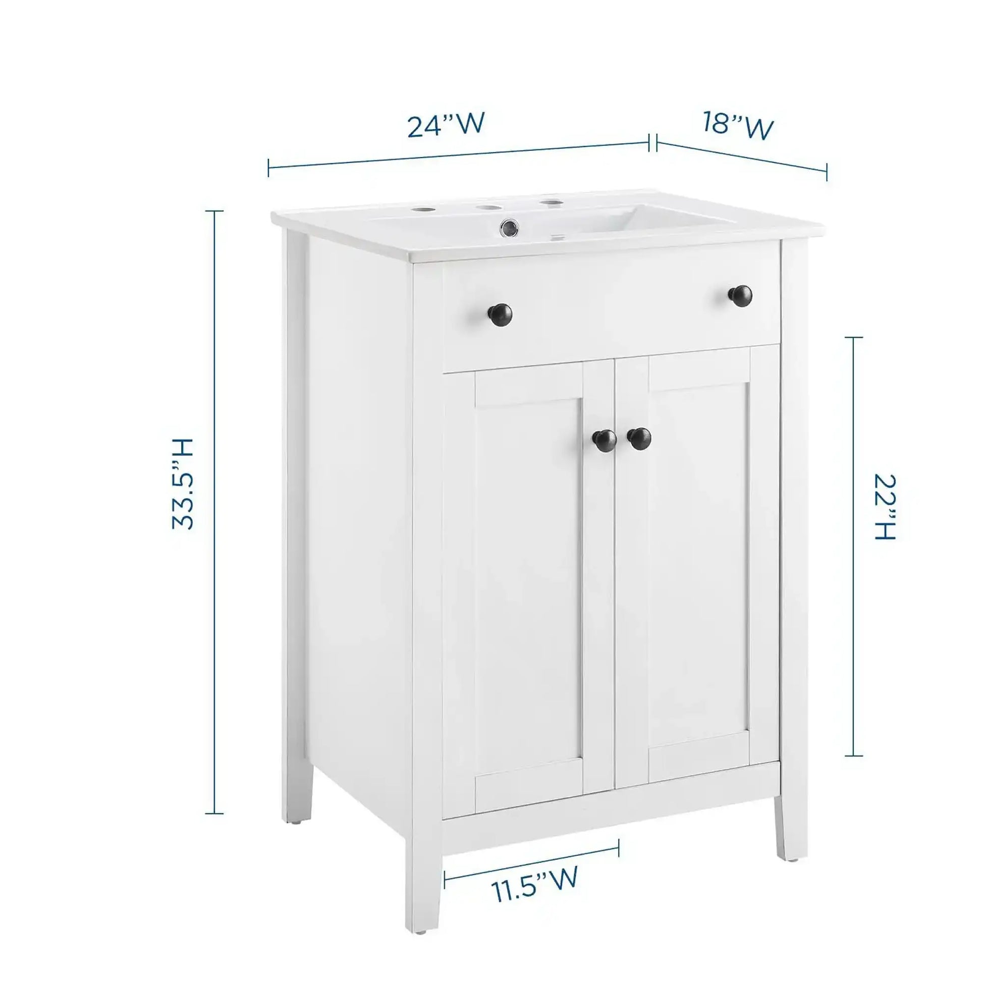 Nantucket 24" Bathroom Vanity by Modway - Best Buy Furniture