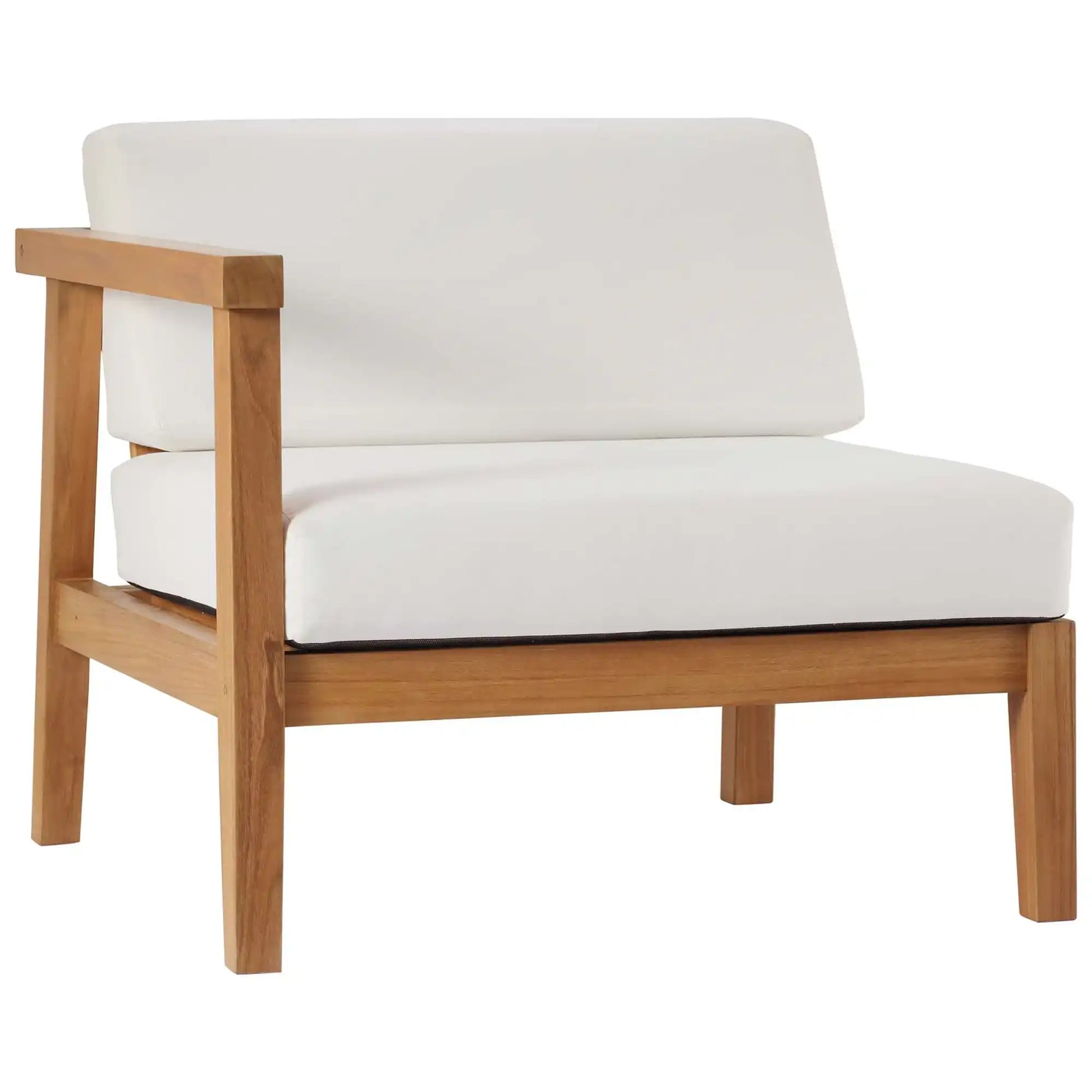 Bayport Outdoor Patio Teak Wood 2-Seater Loveseat by Modway - Best Buy Furniture