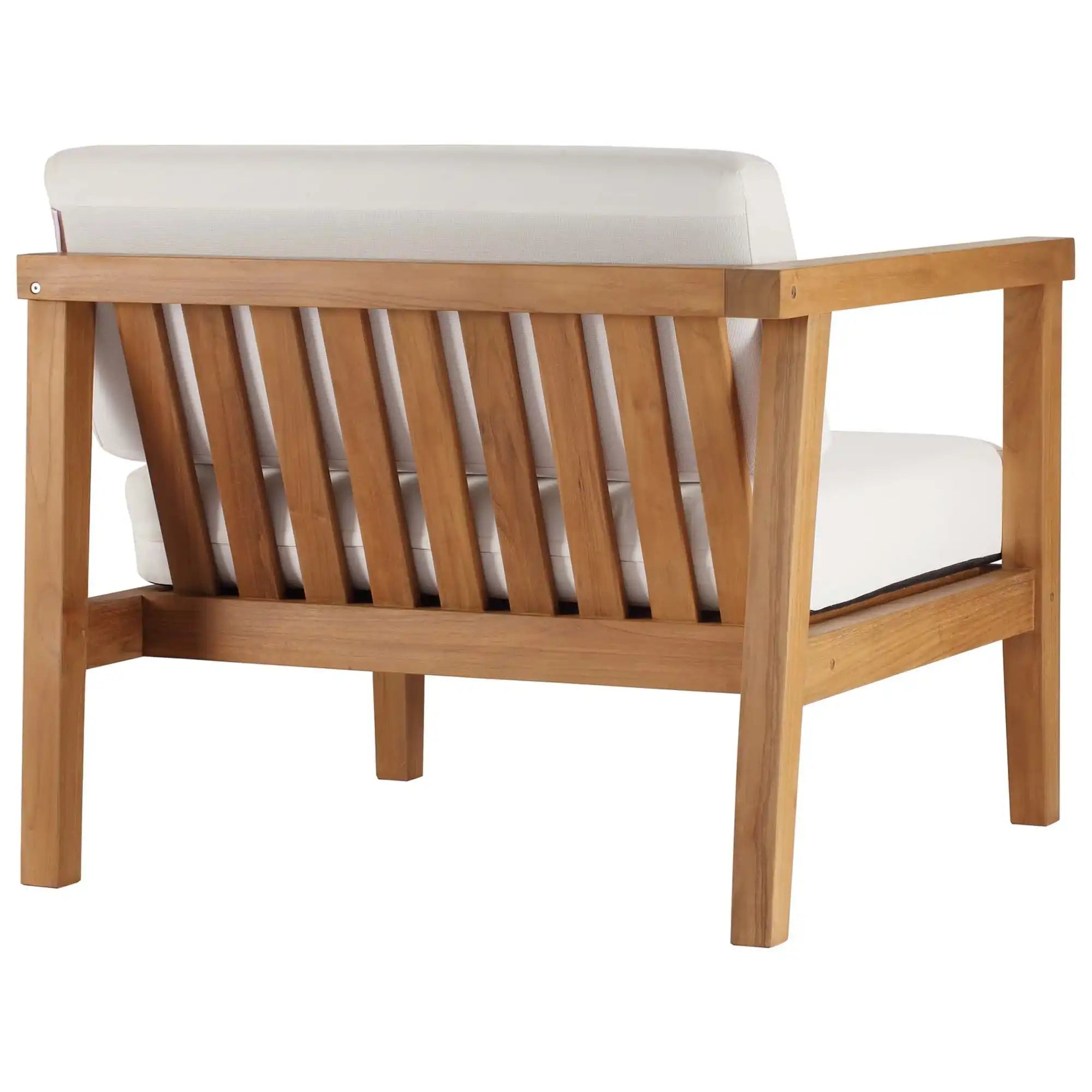Bayport Outdoor Patio Teak Wood 2-Seater Loveseat by Modway - Best Buy Furniture
