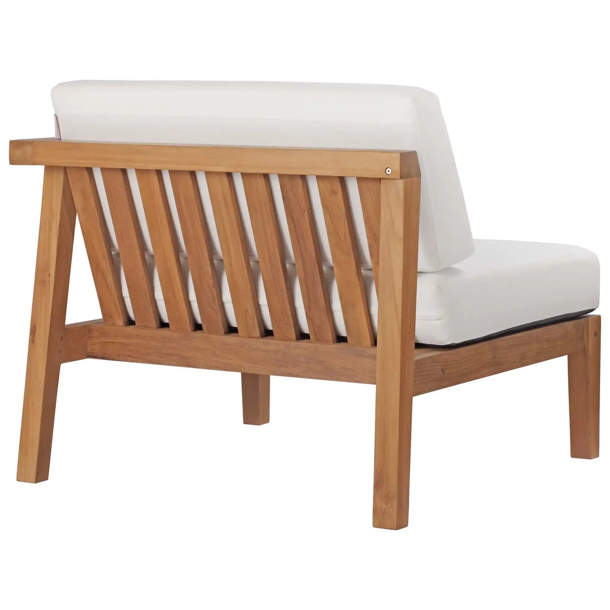 Bayport Outdoor Patio Teak Wood 2-Seater Loveseat by Modway - Best Buy Furniture
