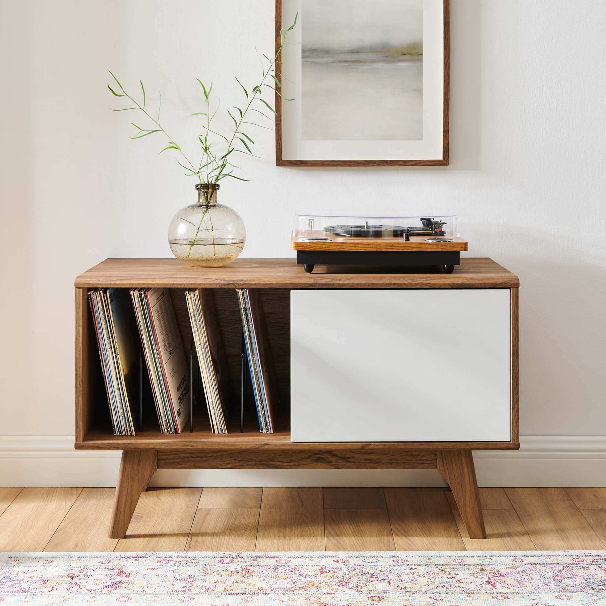 Envision Vinyl Record Display Stand by Modway - Best Buy Furniture