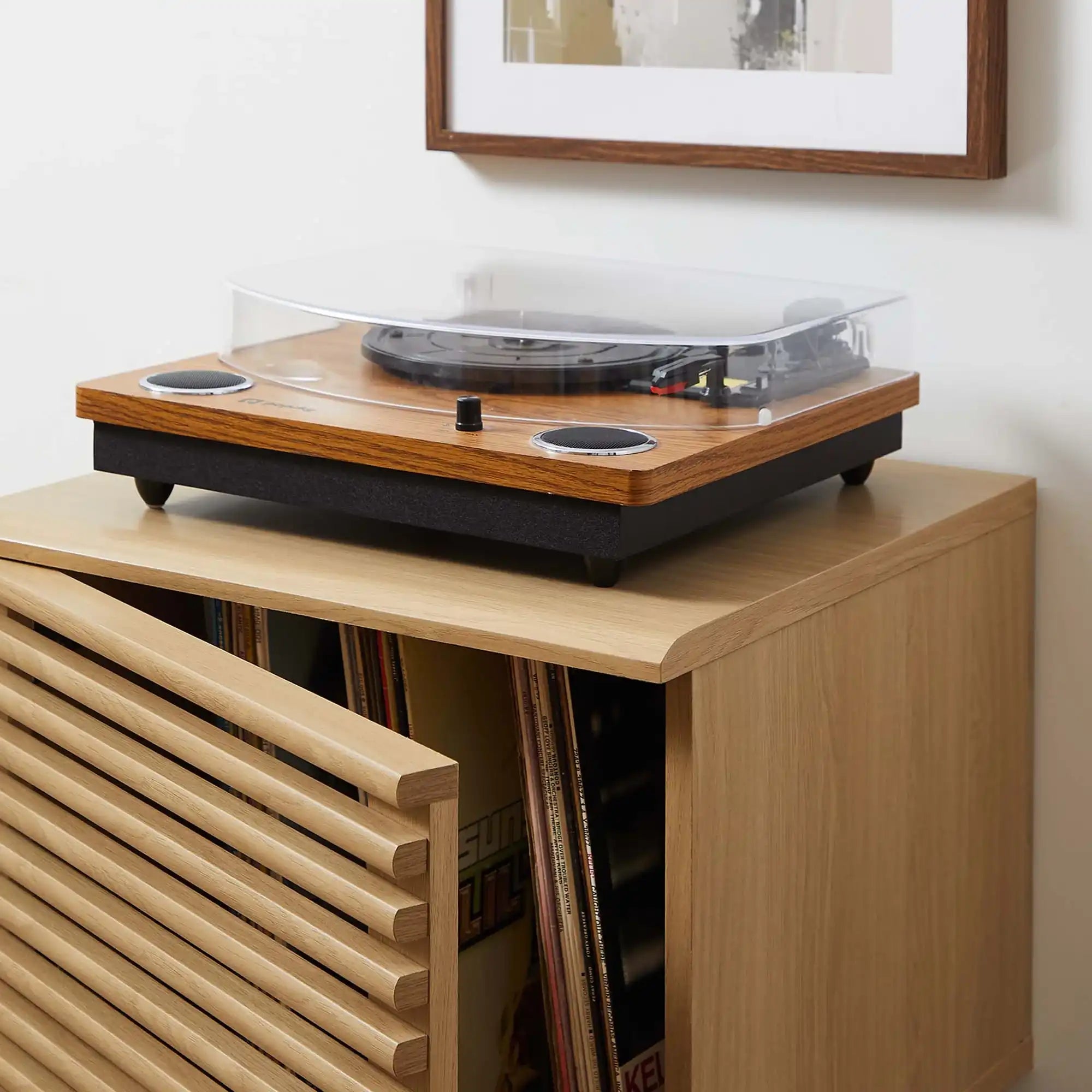 Render Vinyl Record Display Stand by Modway - Best Buy Furniture