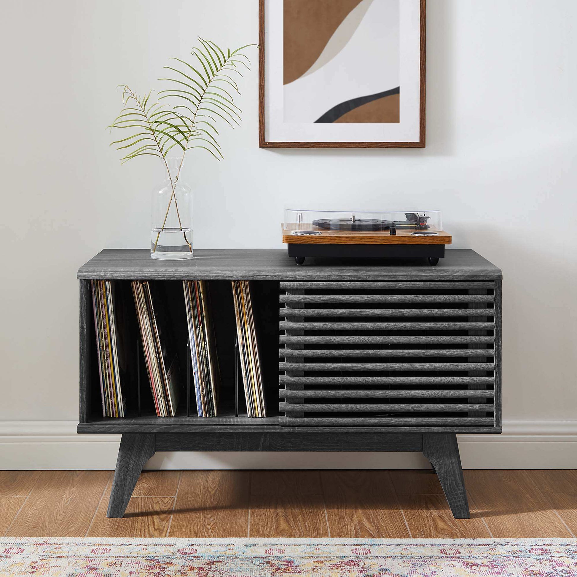 Render Vinyl Record Display Stand by Modway - Best Buy Furniture