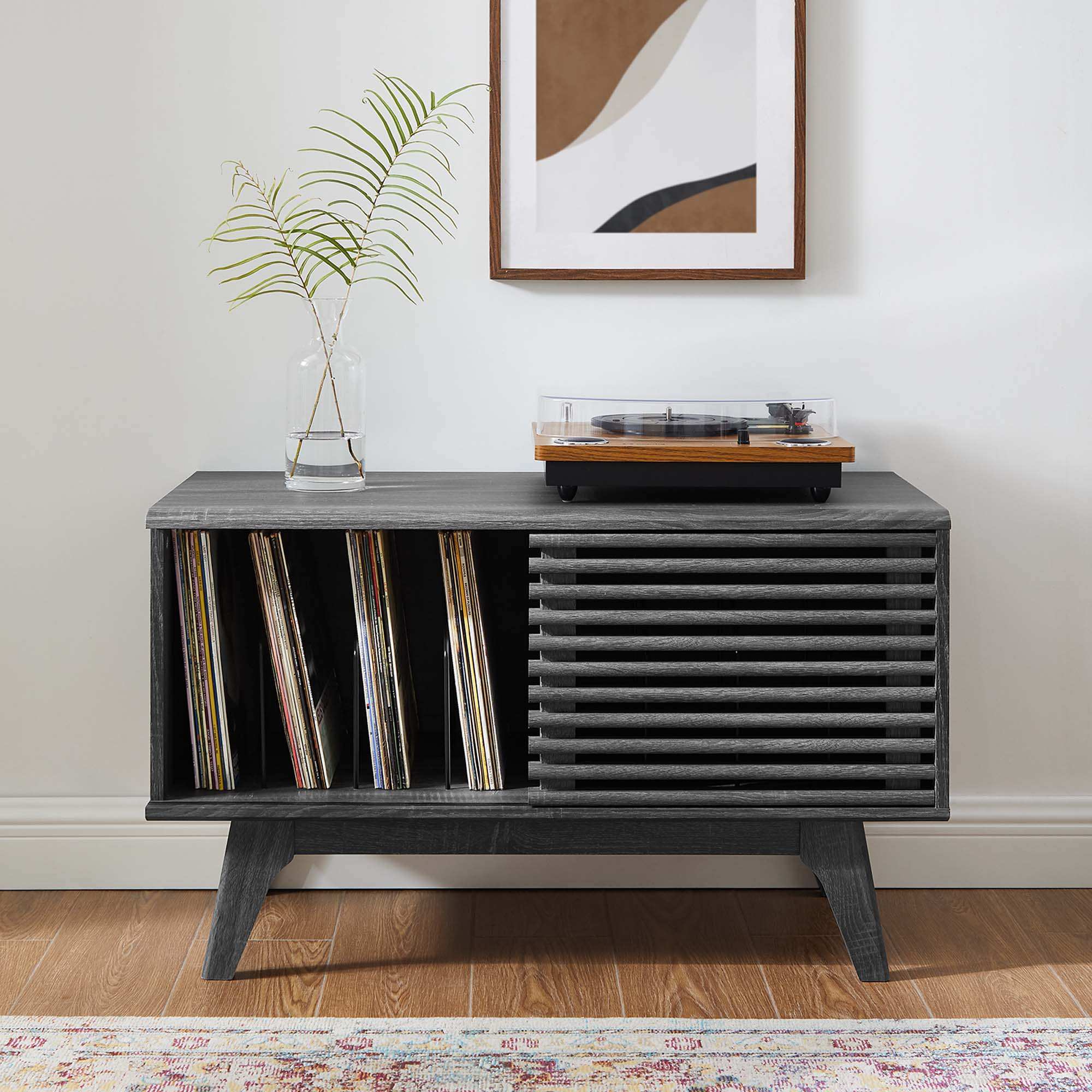 Render Vinyl Record Display Stand by Modway - Best Buy Furniture