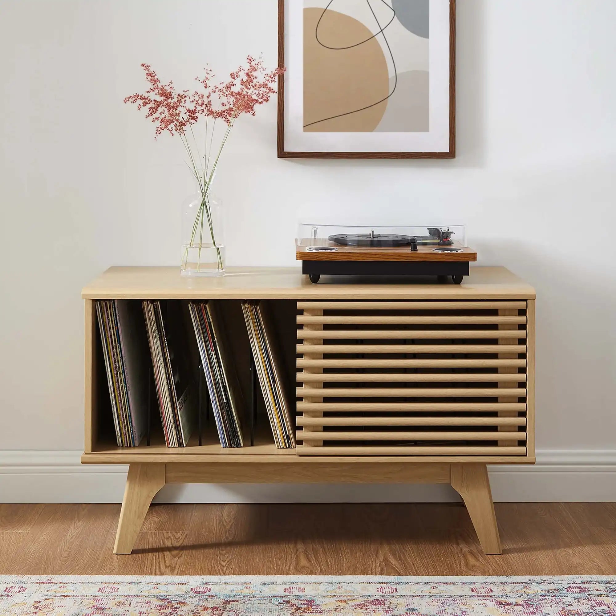 Render Vinyl Record Display Stand by Modway - Best Buy Furniture