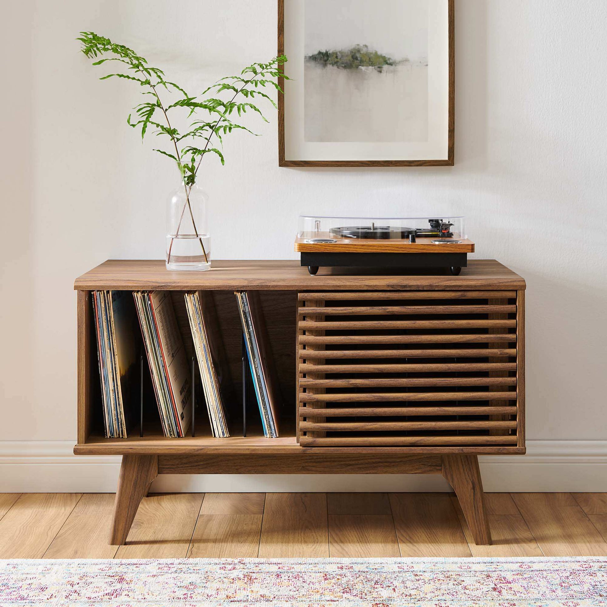 Render Vinyl Record Display Stand by Modway - Best Buy Furniture