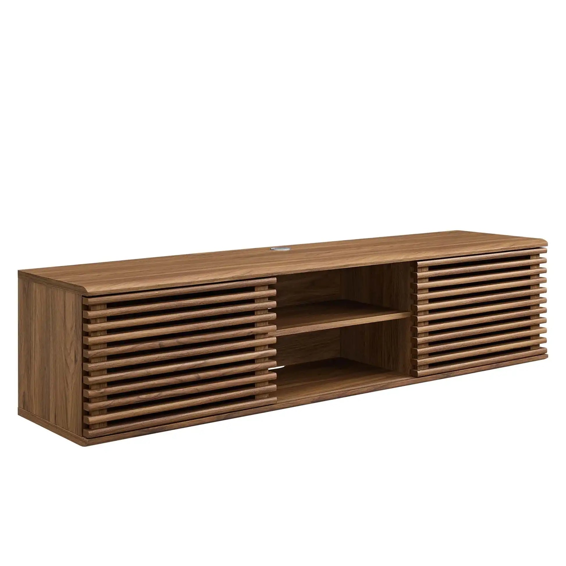 Render 60" Wall-Mount Media Console TV Stand by Modway - Best Buy Furniture
