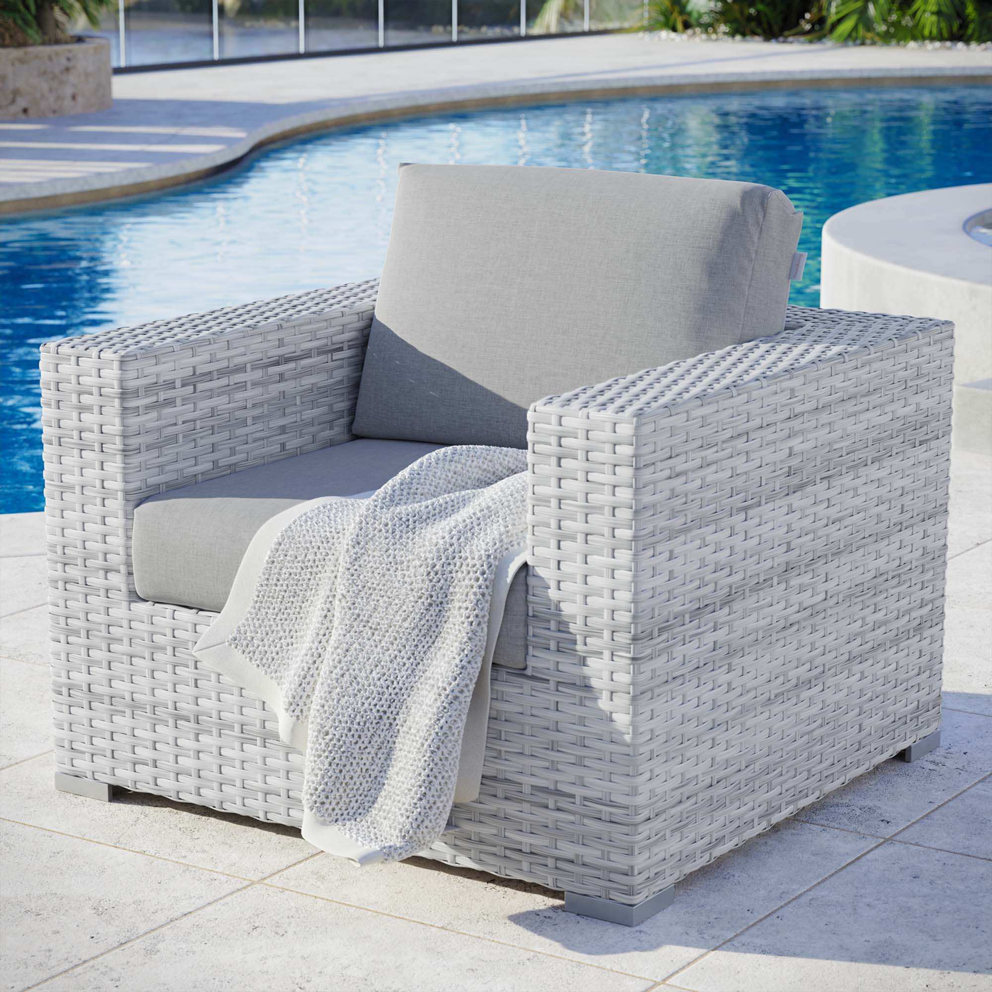 Convene Outdoor Patio Armchair by Modway - Best Buy Furniture