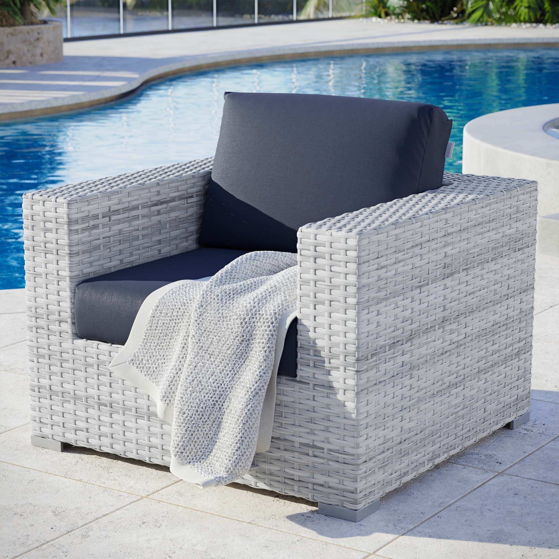 Convene Outdoor Patio Armchair by Modway - Best Buy Furniture