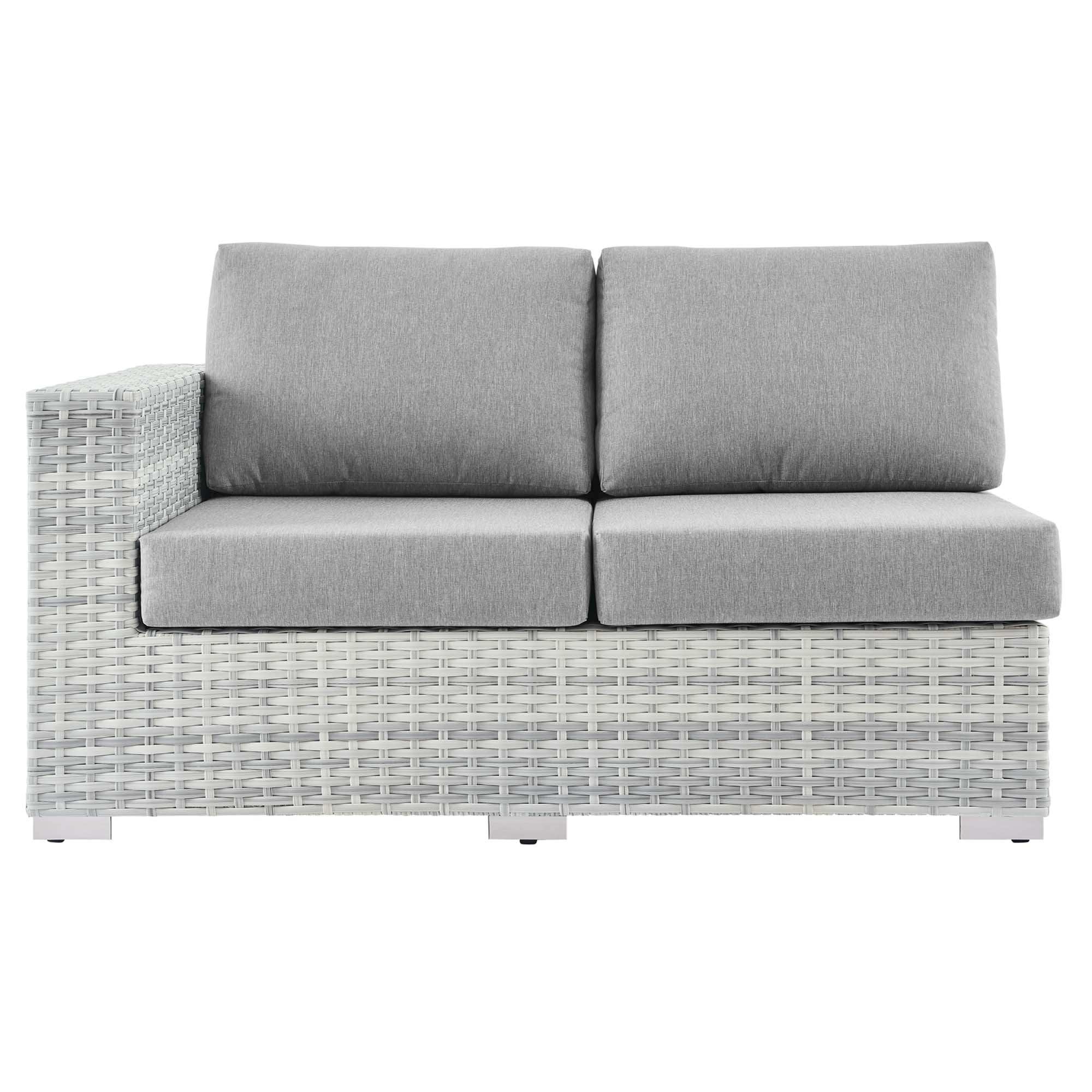 Convene Outdoor Patio Left-Arm Loveseat by Modway - Best Buy Furniture